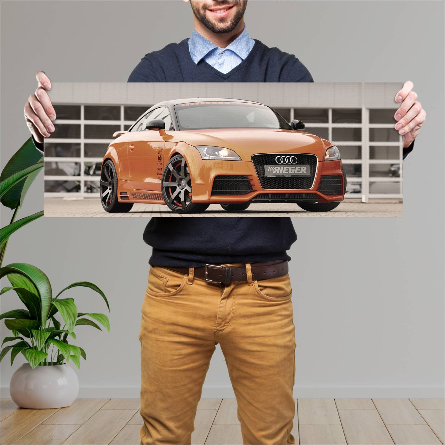 Cuadro grande 30x80cm 2011 audi tt coupe by rieger 671 Audi