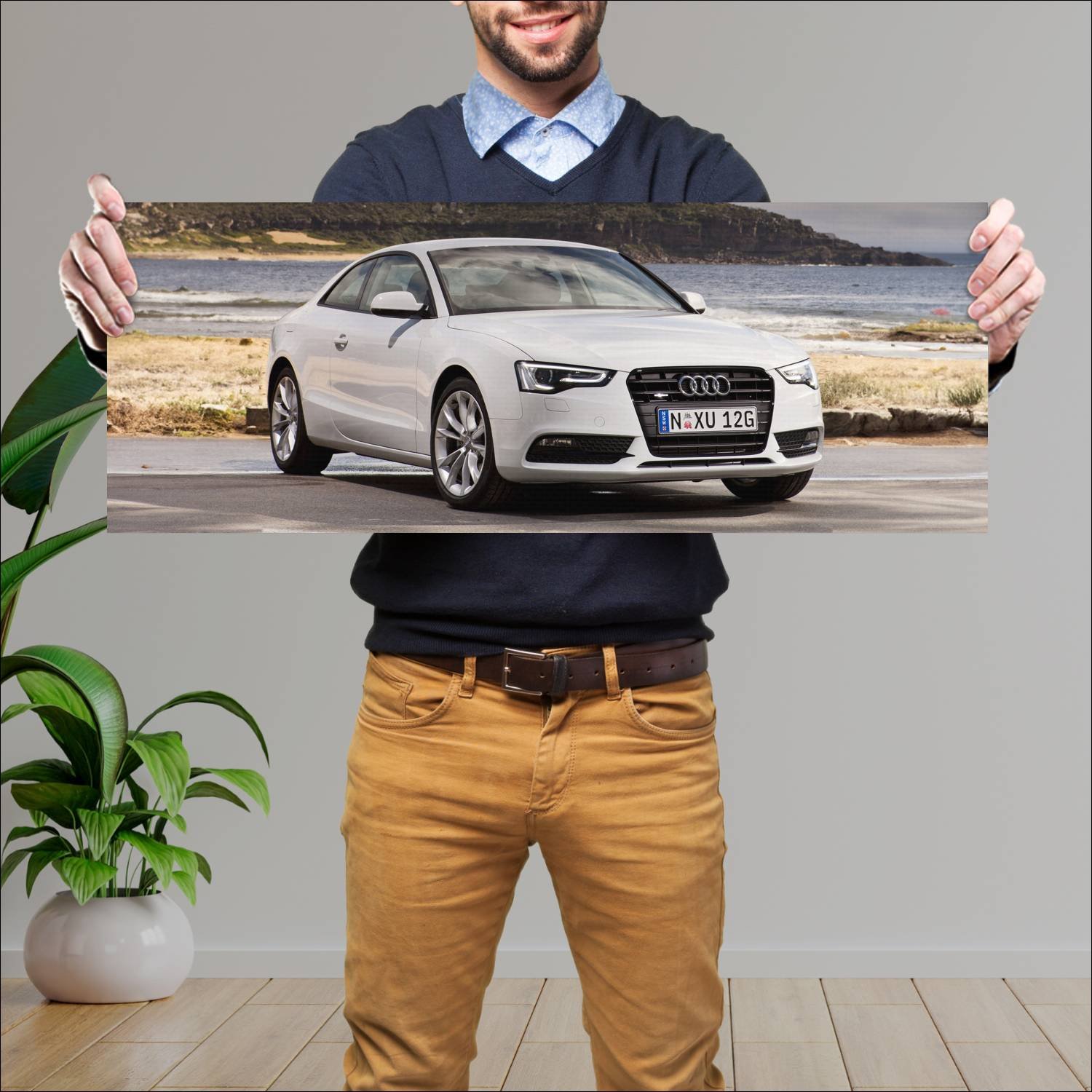 Cuadro grande 30x80cm 2012 audi a5 coupe au auto 722 Audi