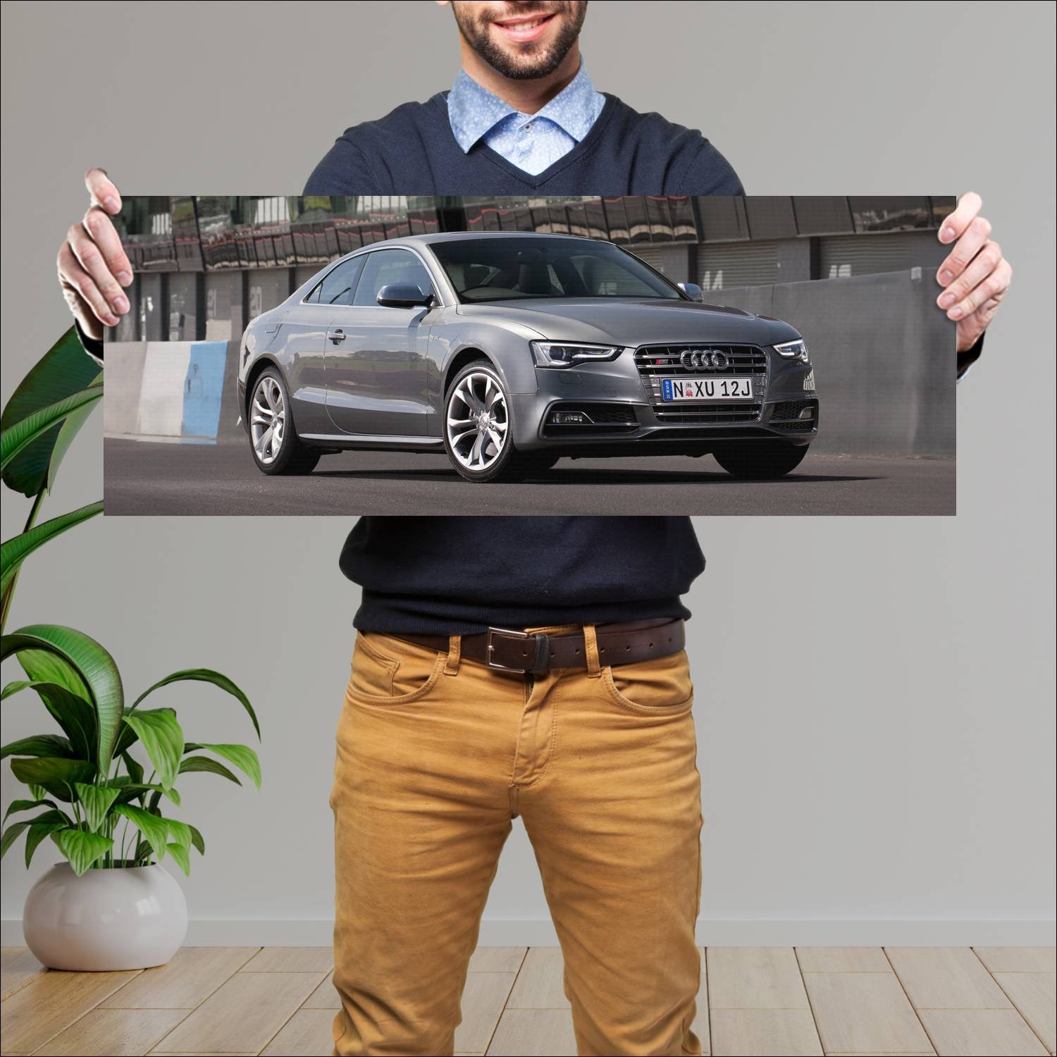 Cuadro grande 30x80cm 2012 audi s5 coupe au auto 779 Audi