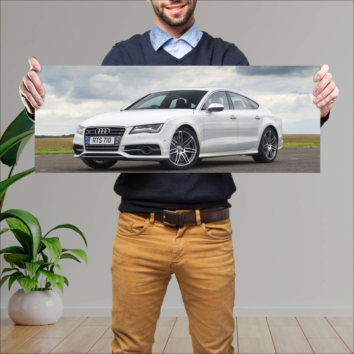 Cuadro grande 30x80cm 2012 audi s7 sportback uk 27 790 Audi