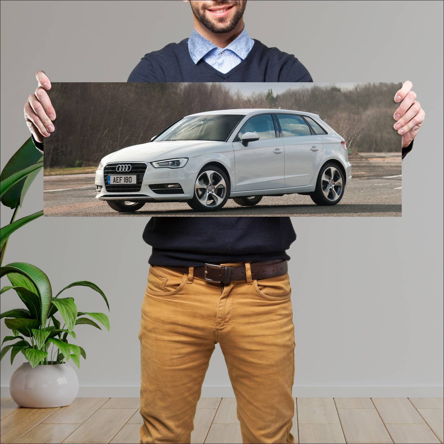 Cuadro grande 30x80cm 2013 audi a3 sportback uk 27 817 Audi