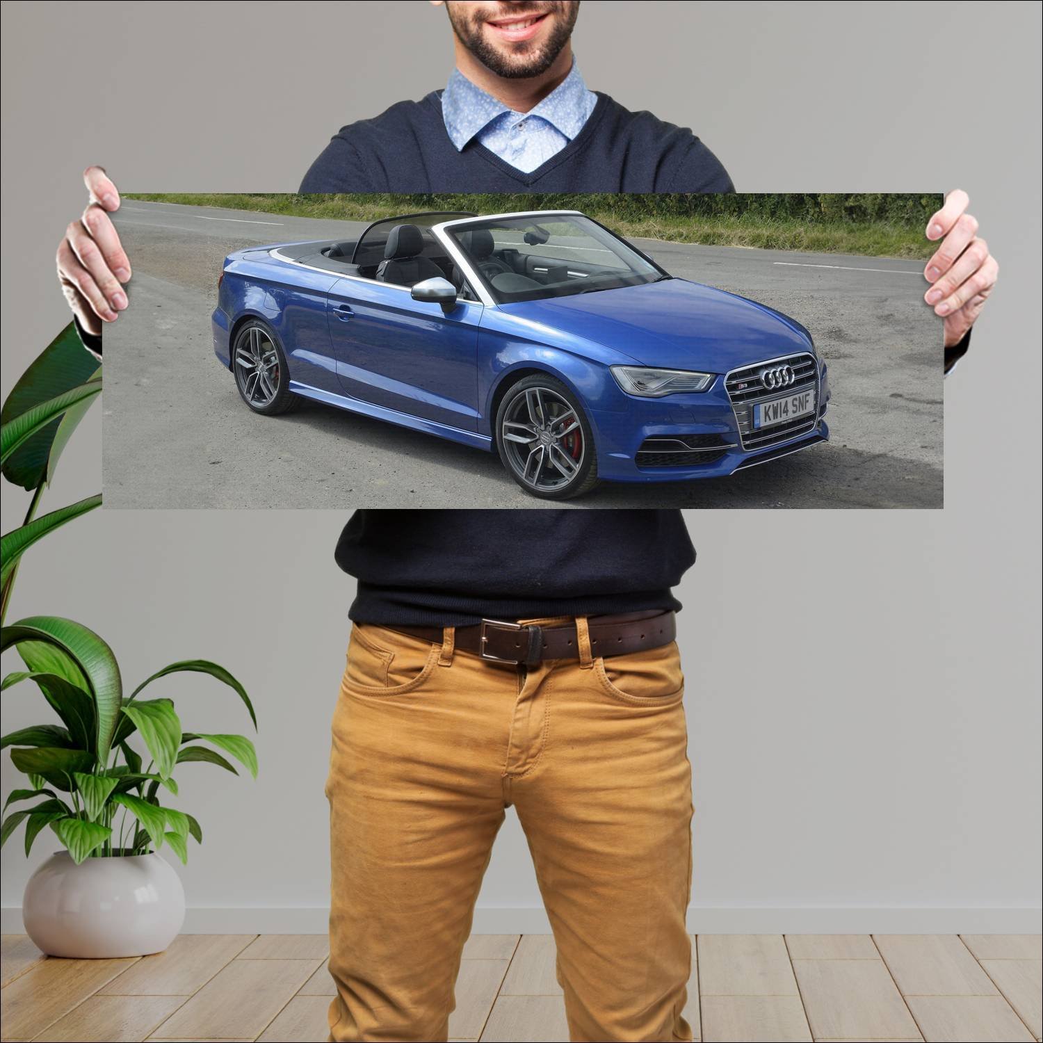 Cuadro grande 30x80cm 2014 audi s3 cabriolet uk 26 948 Audi