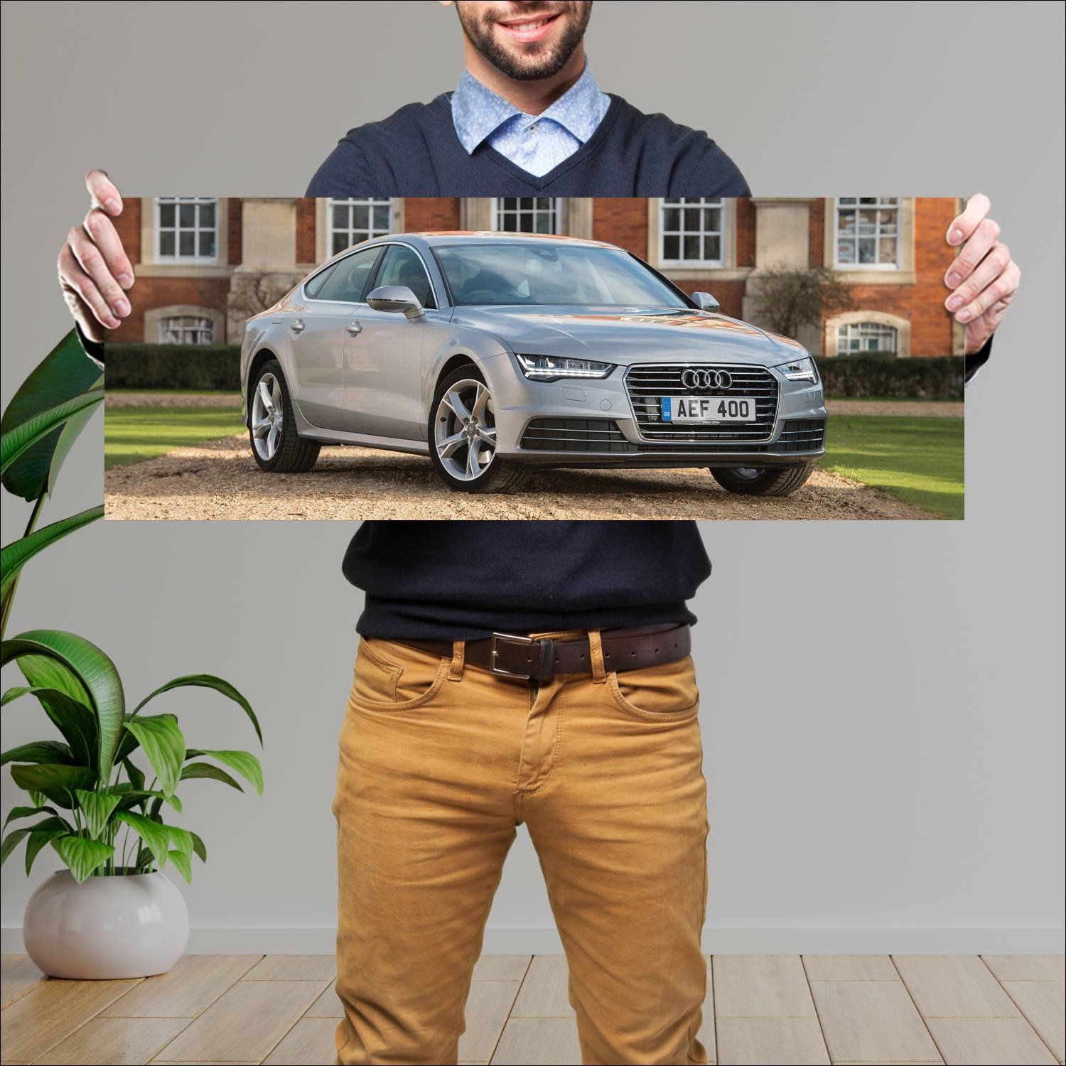 Cuadro grande 30x80cm 2015 audi a7 sportback uk 47 18 Audi