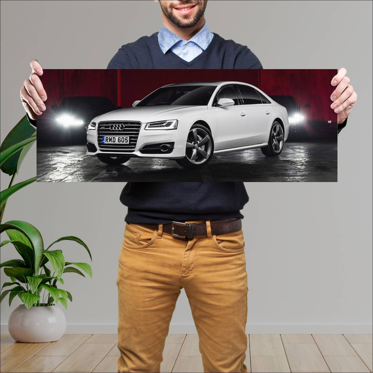 Cuadro grande 30x80cm 2015 audi a8 edition 21 uk 5 19 Audi