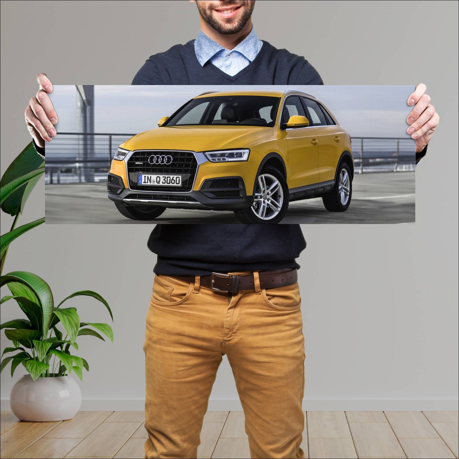 Cuadro grande 30x80cm 2015 audi q3 off road packag 28 Audi