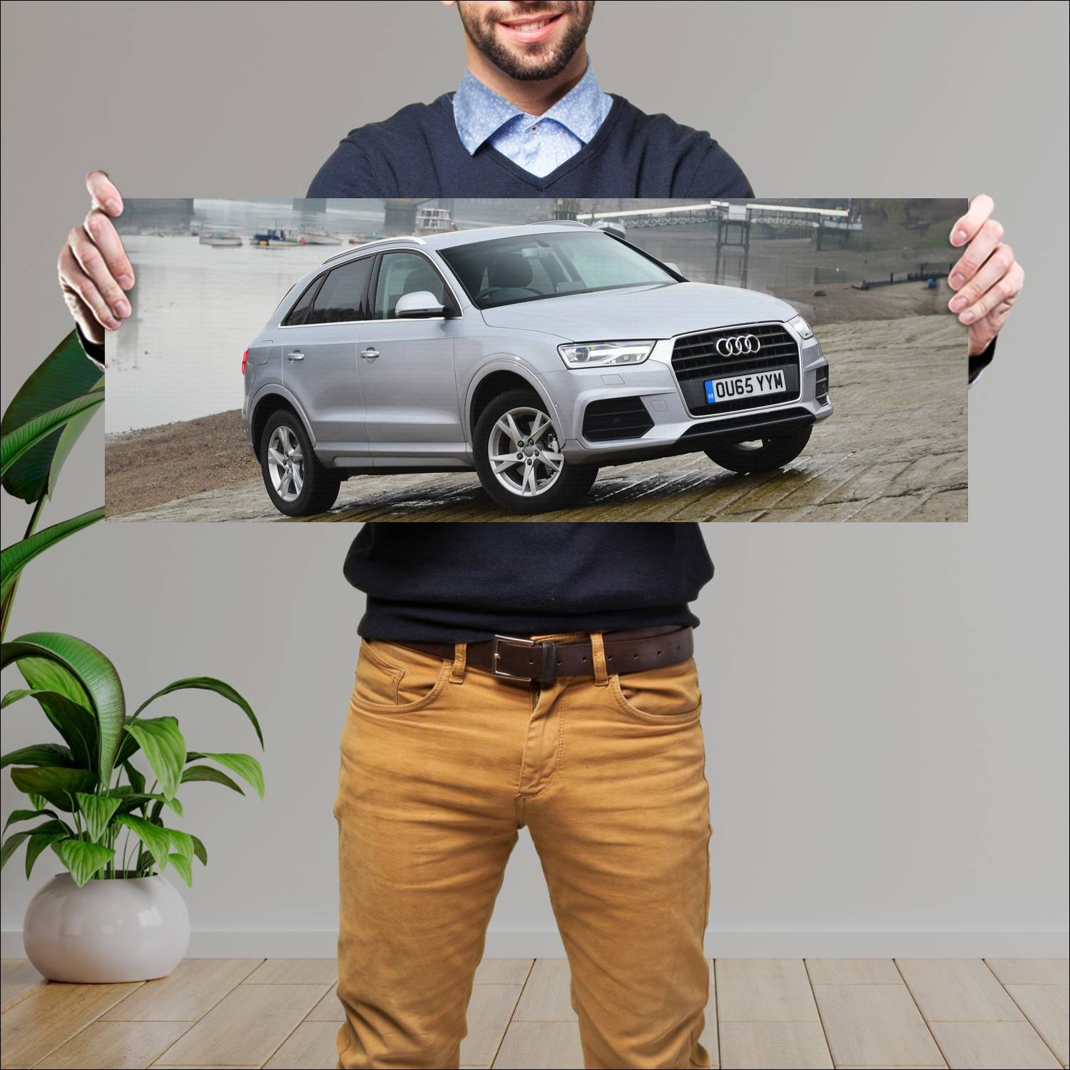 Cuadro grande 30x80cm 2015 audi q3 uk auto 33 Audi