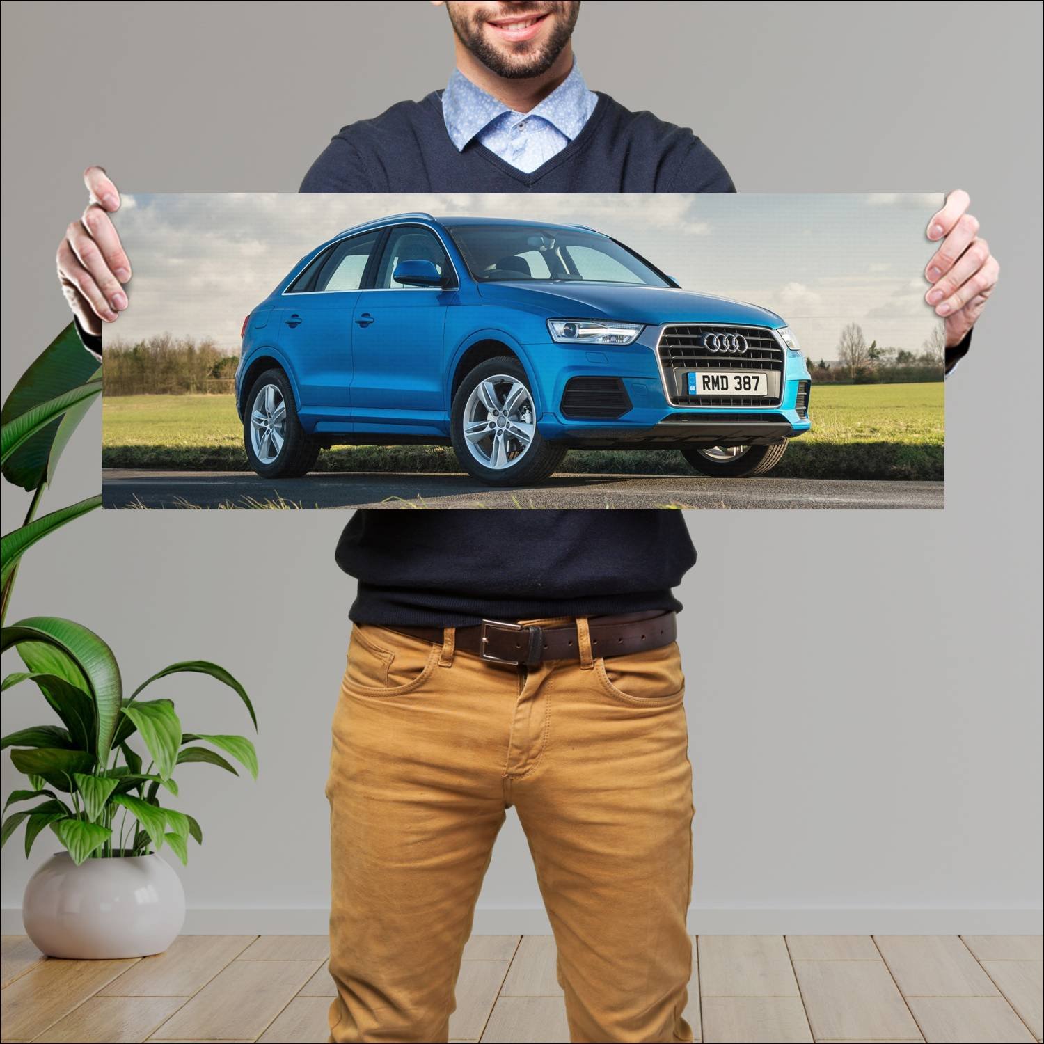 Cuadro grande 30x80cm 2015 audi q3 uk auto 34 Audi