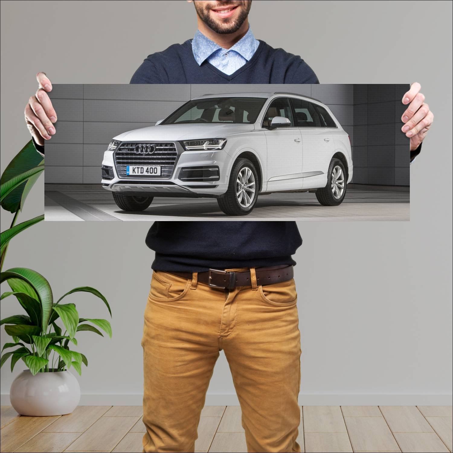 Cuadro grande 30x80cm 2015 audi q7 uk auto 43 Audi
