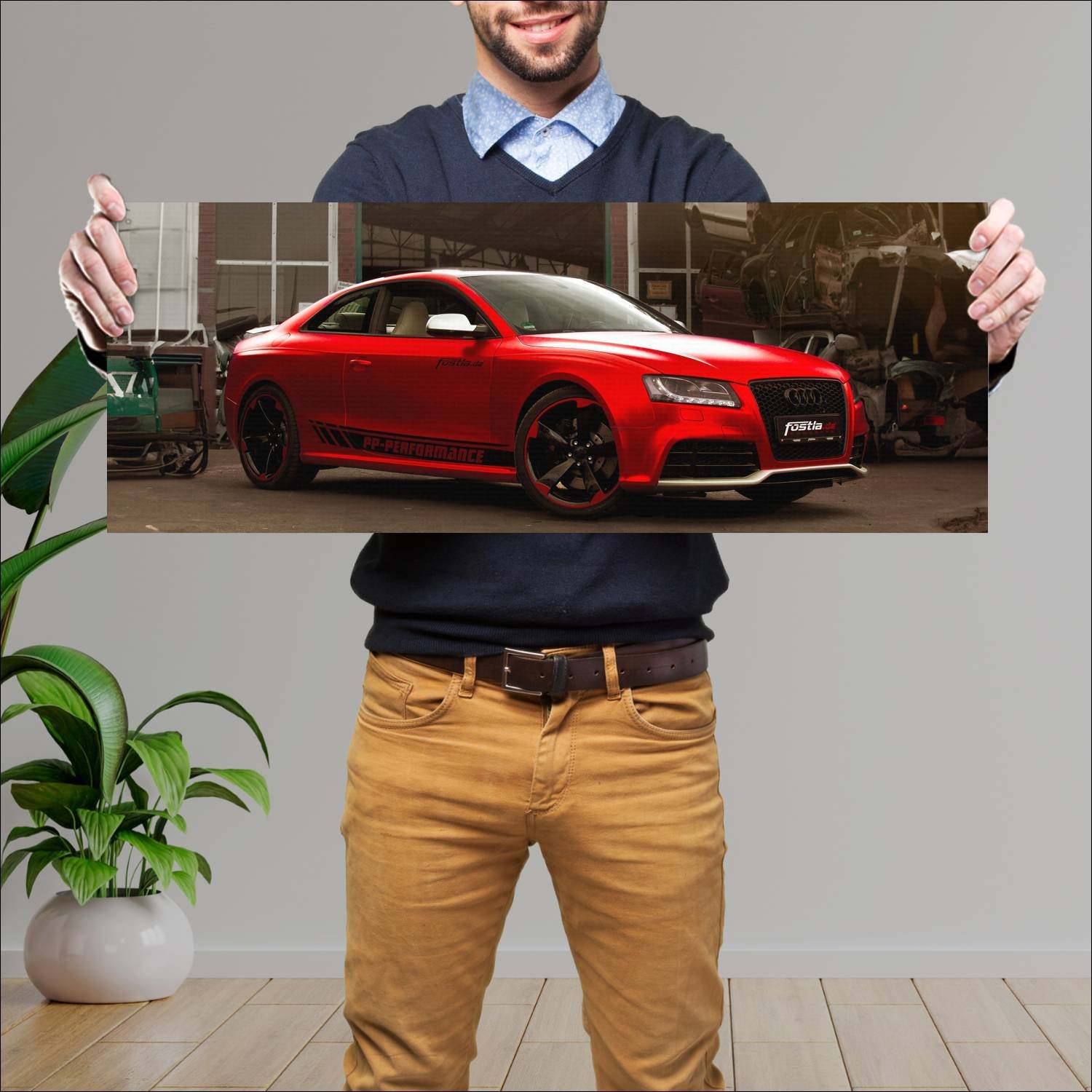 Cuadro grande 30x80cm 2016 audi rs 5 coupe by fost 189 Audi