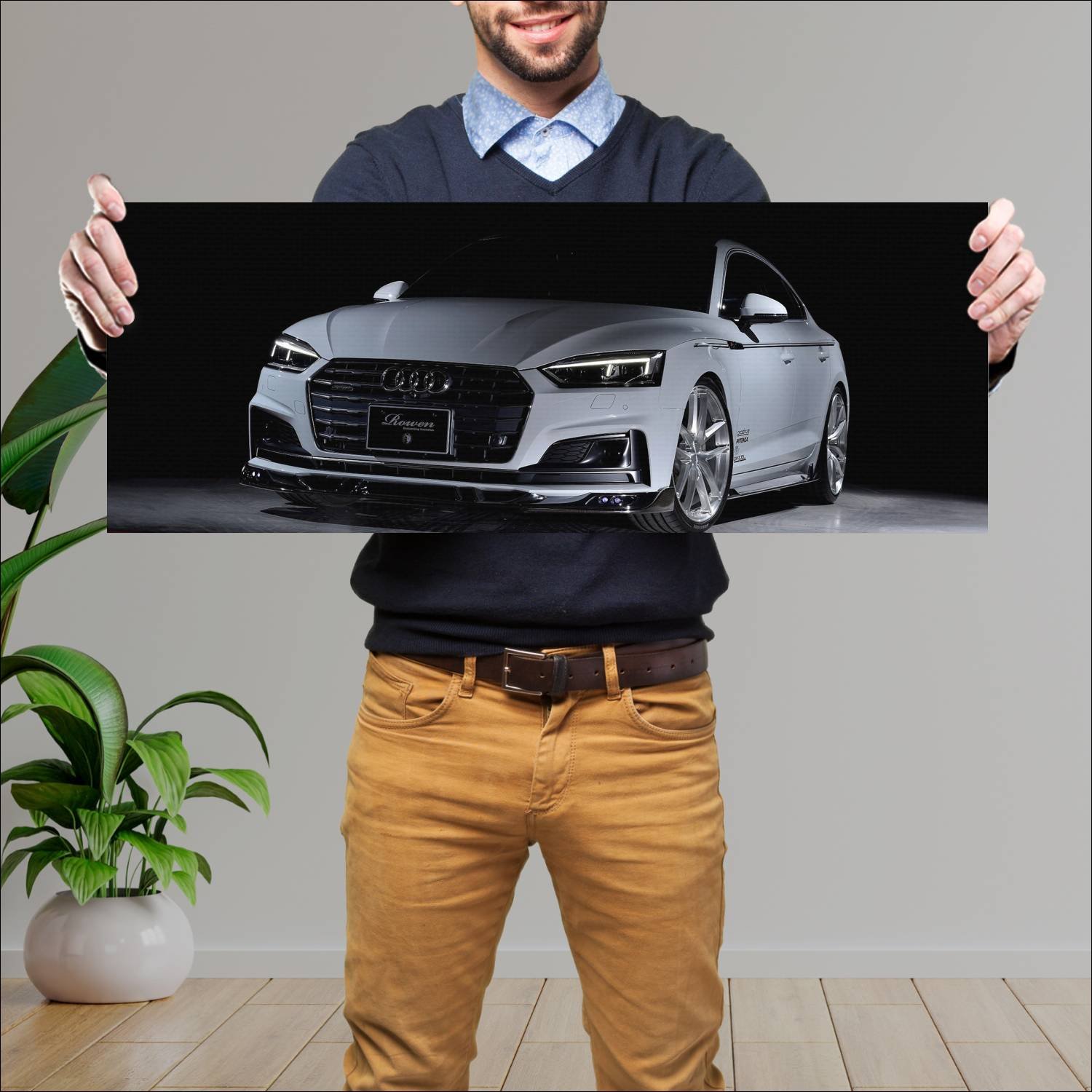 Cuadro grande 30x80cm 2017 audi a5 sportback by ro 266 Audi