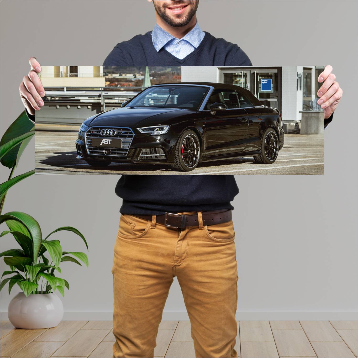 Cuadro grande 30x80cm 2017 audi s3 cabriolet by ab 325 Audi