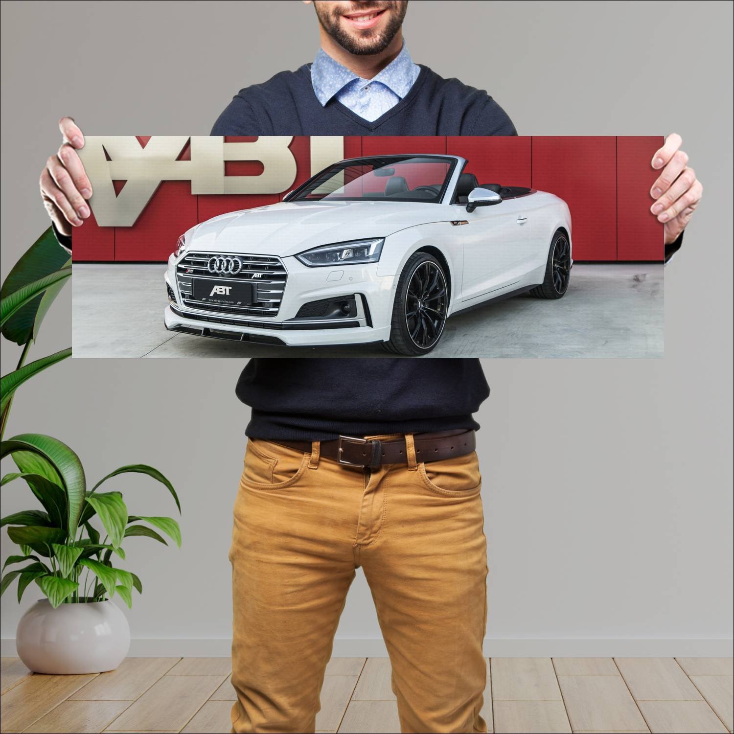 Cuadro grande 30x80cm 2017 audi s5 cabriolet by ab 335 Audi