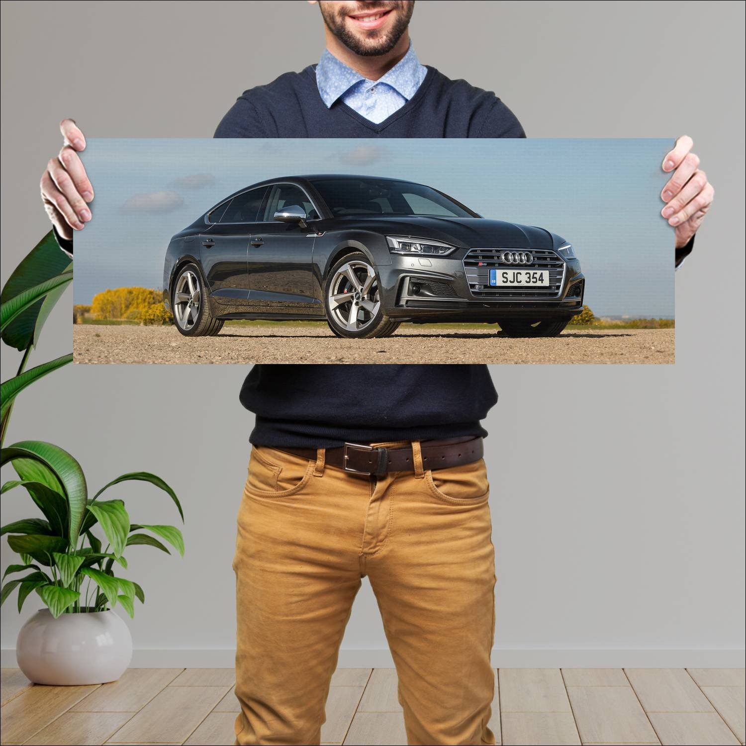 Cuadro grande 30x80cm 2017 audi s5 sportback uk 85 339 Audi