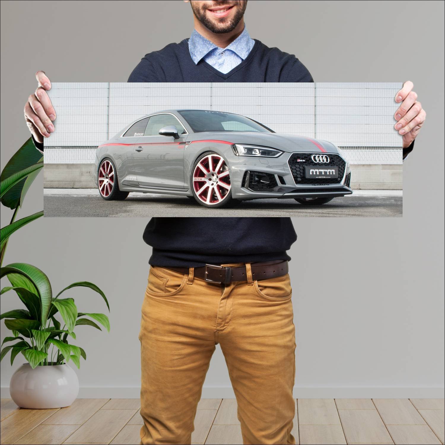 Cuadro grande 30x80cm 2018 audi rs 5 r coupe by mt 426 Audi