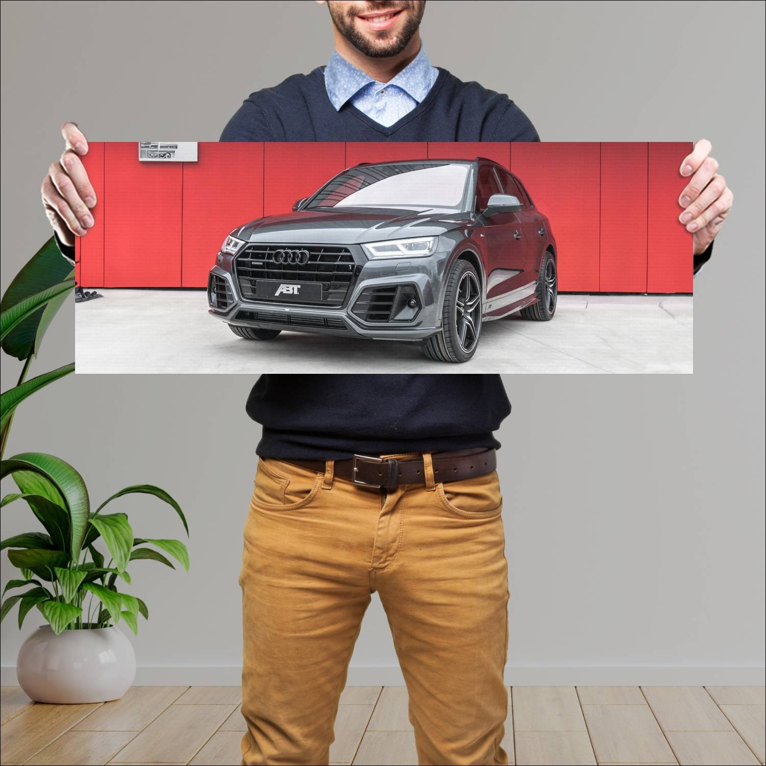 Cuadro grande 30x80cm 2018 audi sq5 slim body by a 434 Audi