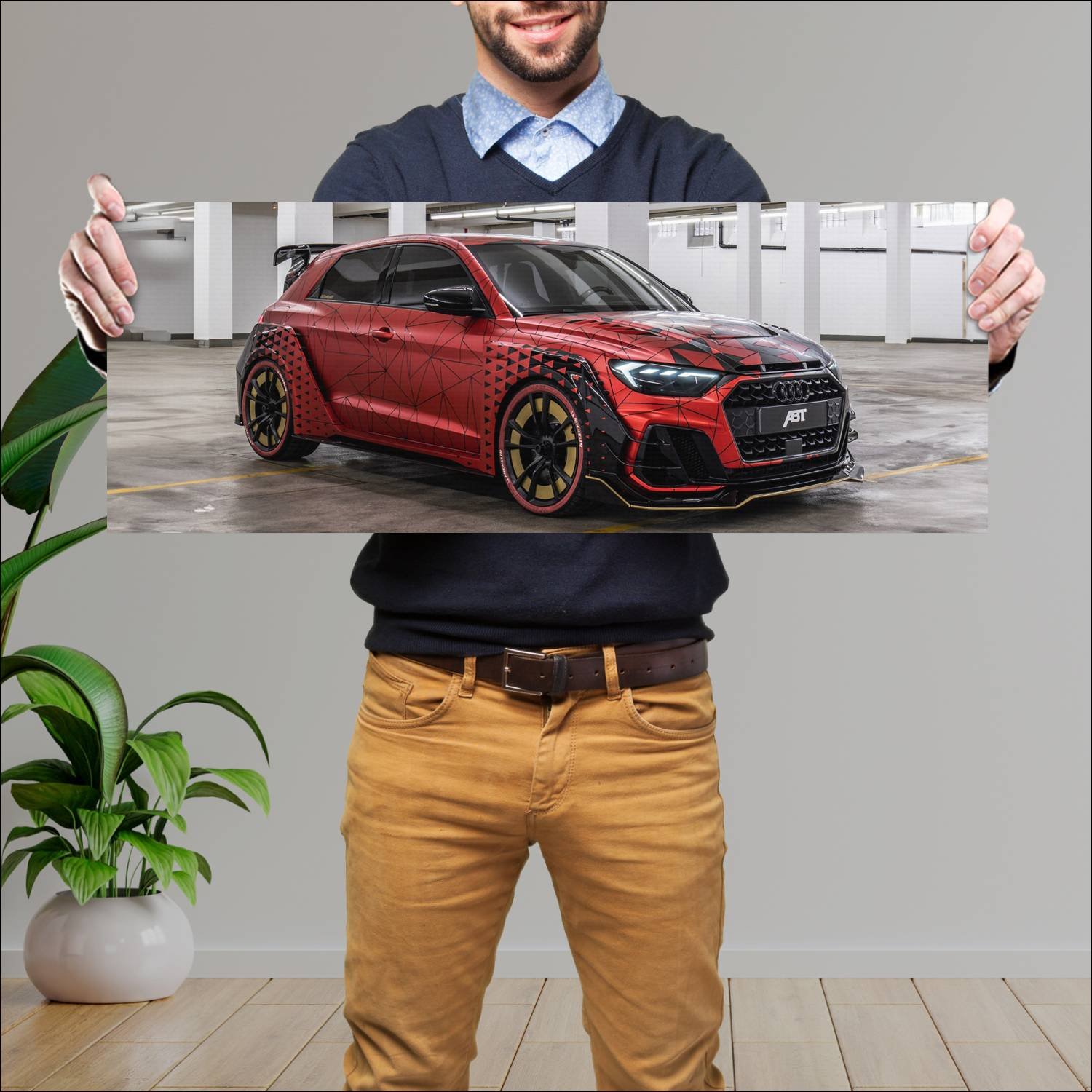 Cuadro grande 30x80cm 2019 audi a1 1 of 1 by abt 1 447 Audi