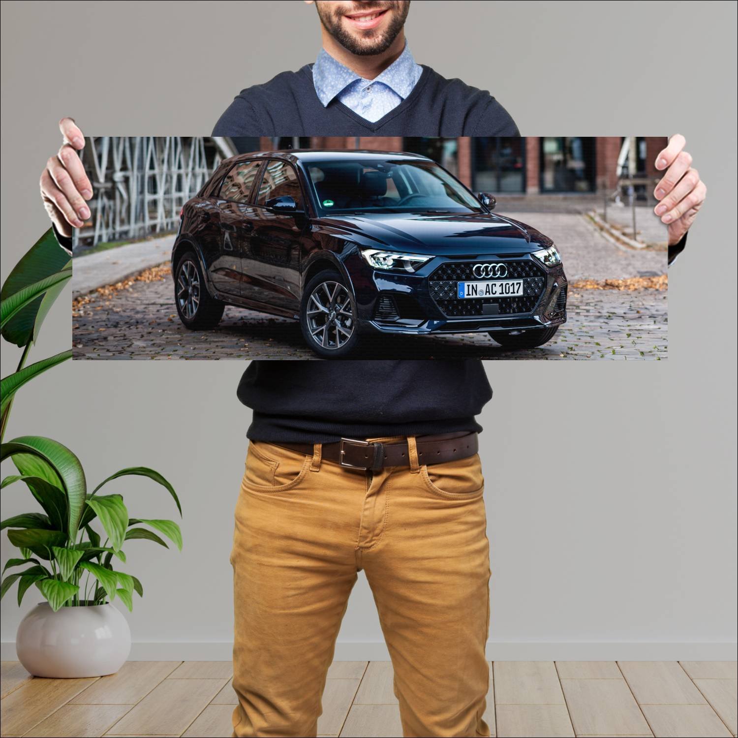 Cuadro grande 30x80cm 2019 audi a1 citycarver Audi