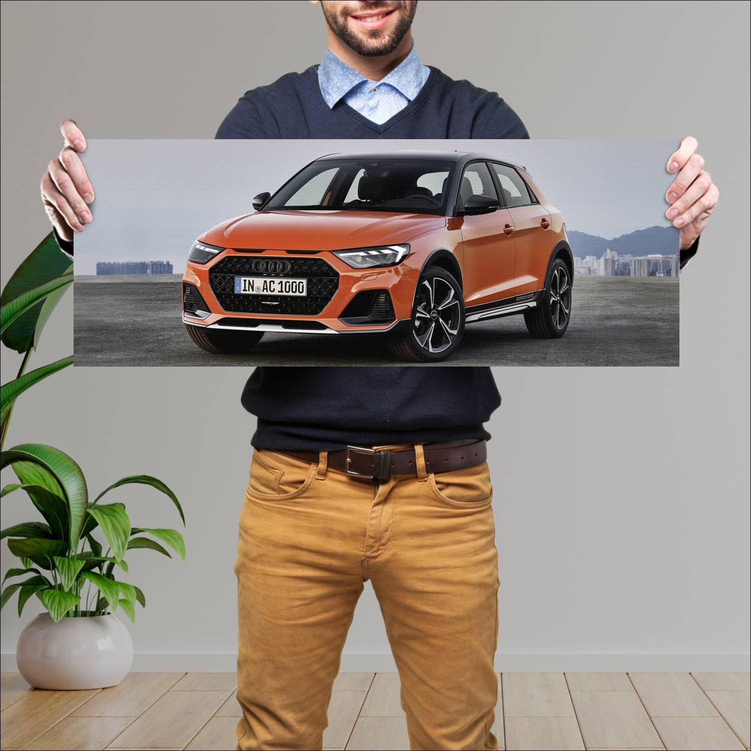 Cuadro grande 30x80cm 2019 audi a1 citycarver edit 449 Audi