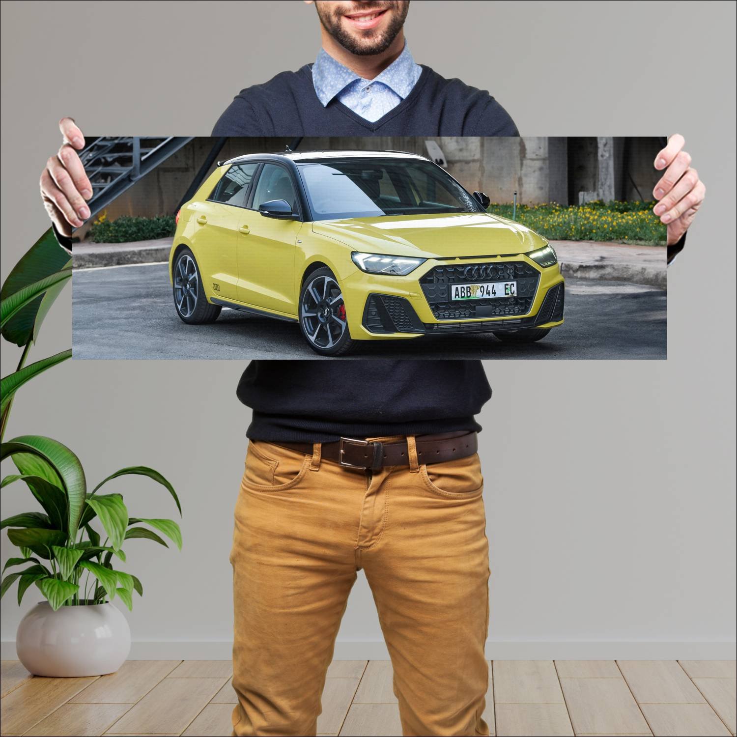 Cuadro grande 30x80cm 2019 audi a1 sportback editi 452 Audi