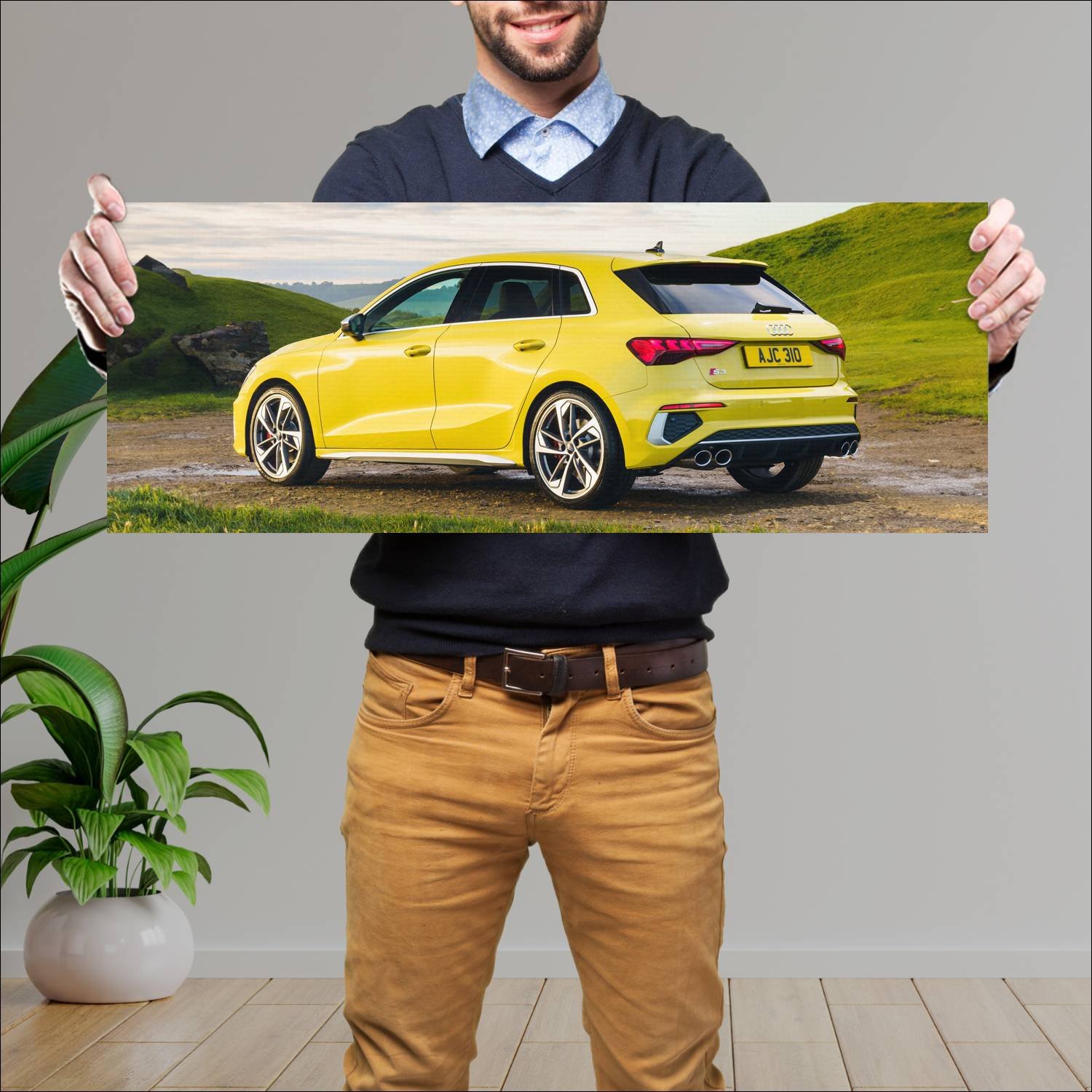 Cuadro grande 30x80cm 2020 audi s3 sportback uk 10 732 Audi