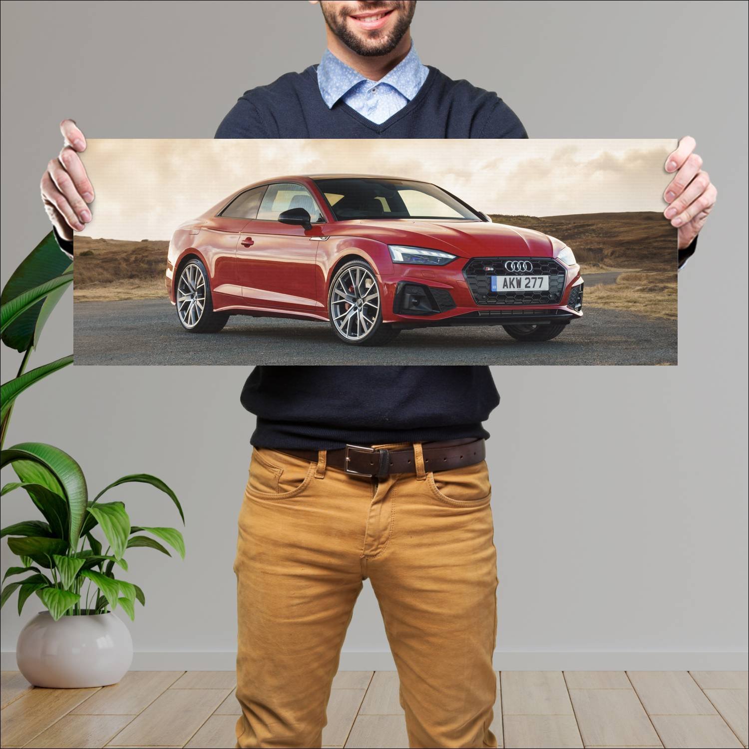 Cuadro grande 30x80cm 2020 audi s5 coupe uk auto 740 Audi