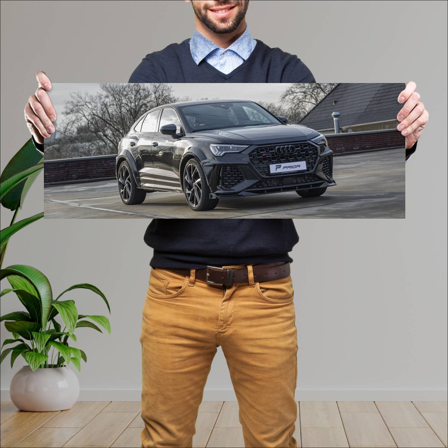 Cuadro grande 30x80cm 2022 audi rs q3 sportback pd 904 Audi