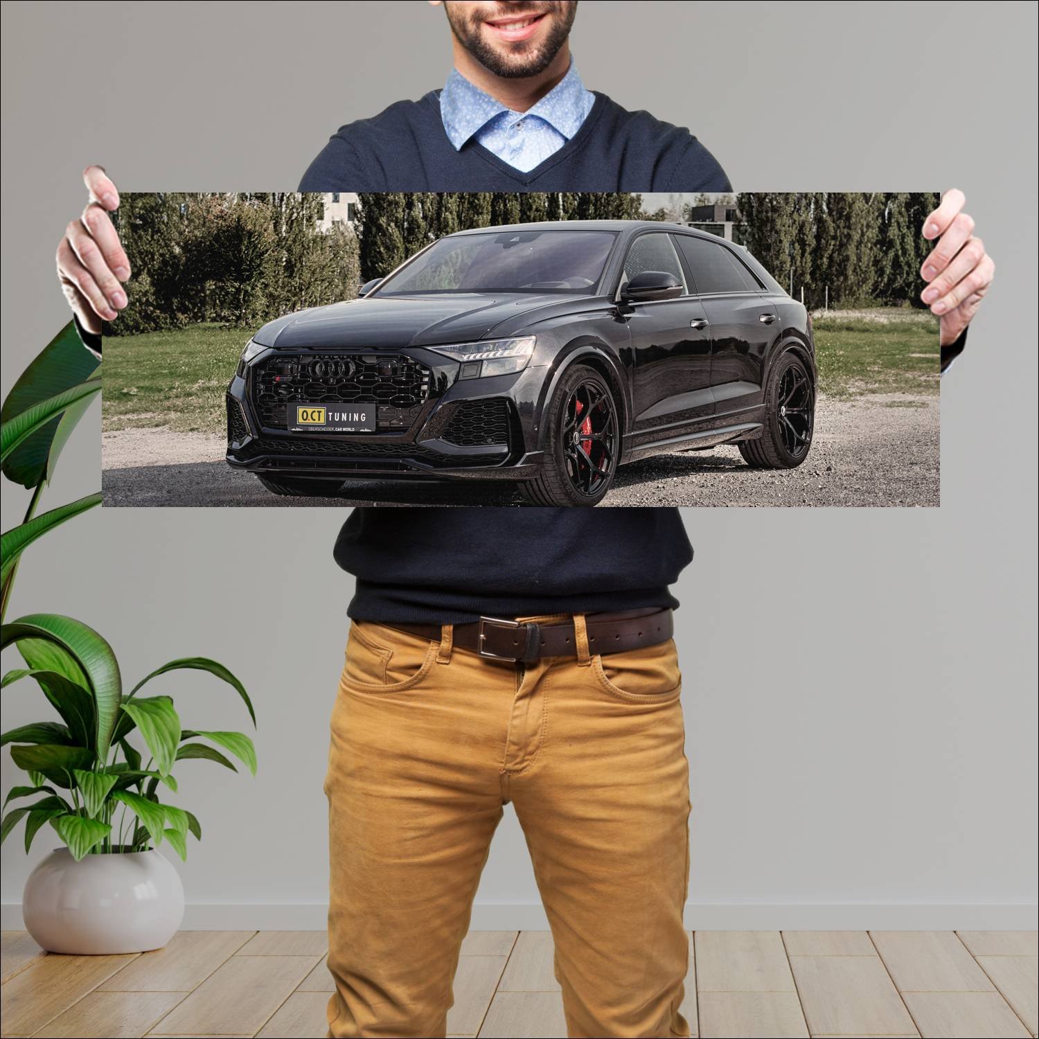 Cuadro grande 30x80cm 2022 audi rs q8 by o ct tuni 905 Audi