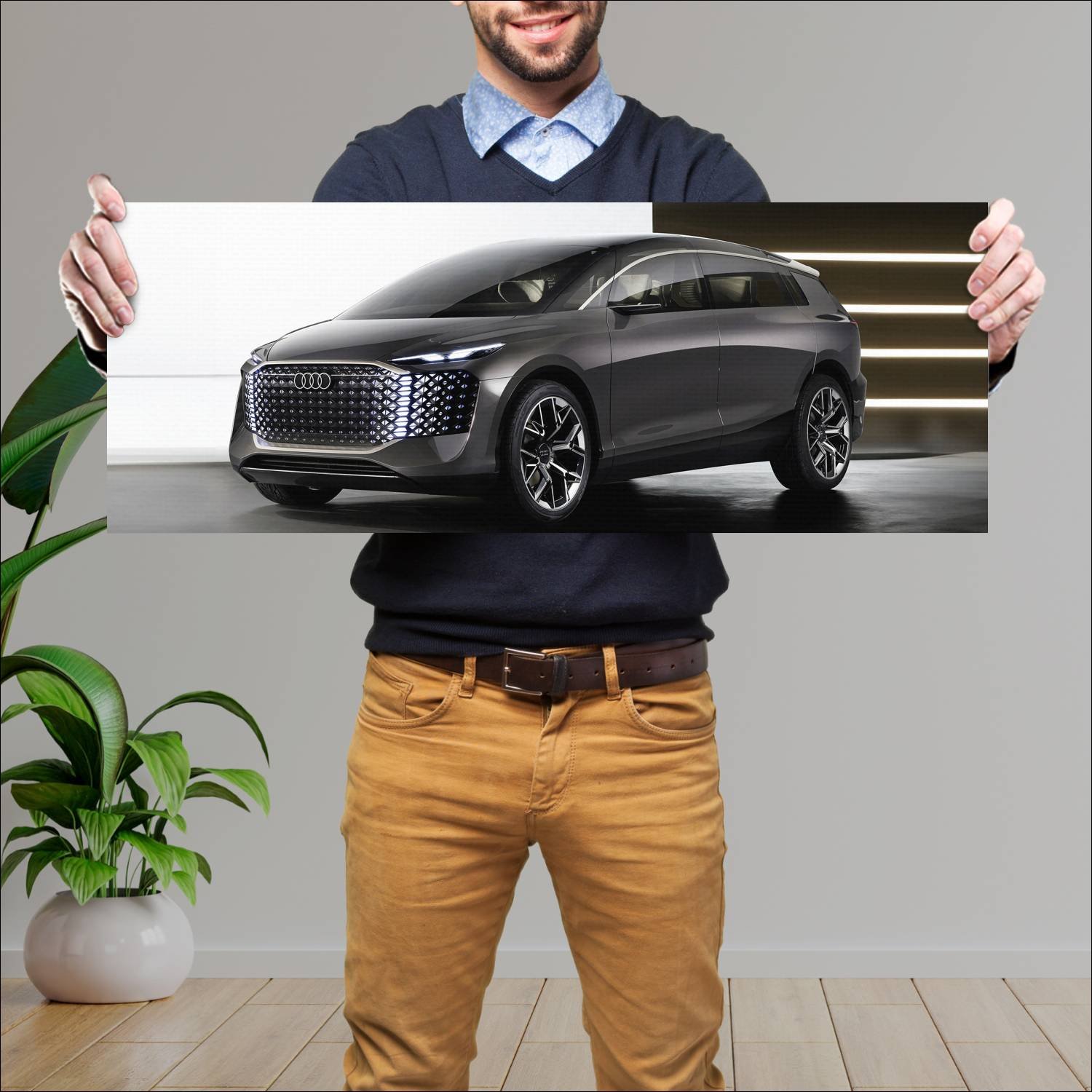 Cuadro grande 30x80cm 2022 audi urbansphere concep 917 Audi