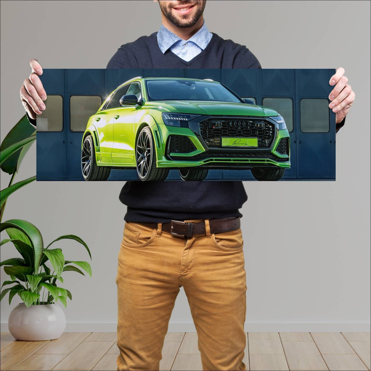 Cuadro grande 30x80cm 2022 lumma clr 8rs auto 918 Audi