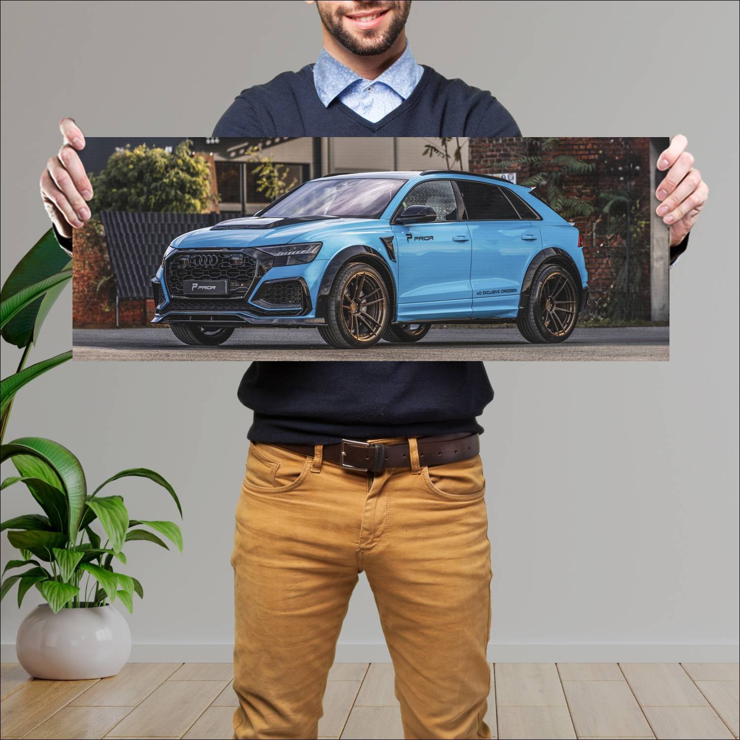 Cuadro grande 30x80cm 2023 audi rs q8 pd rs800 wid 952 Audi