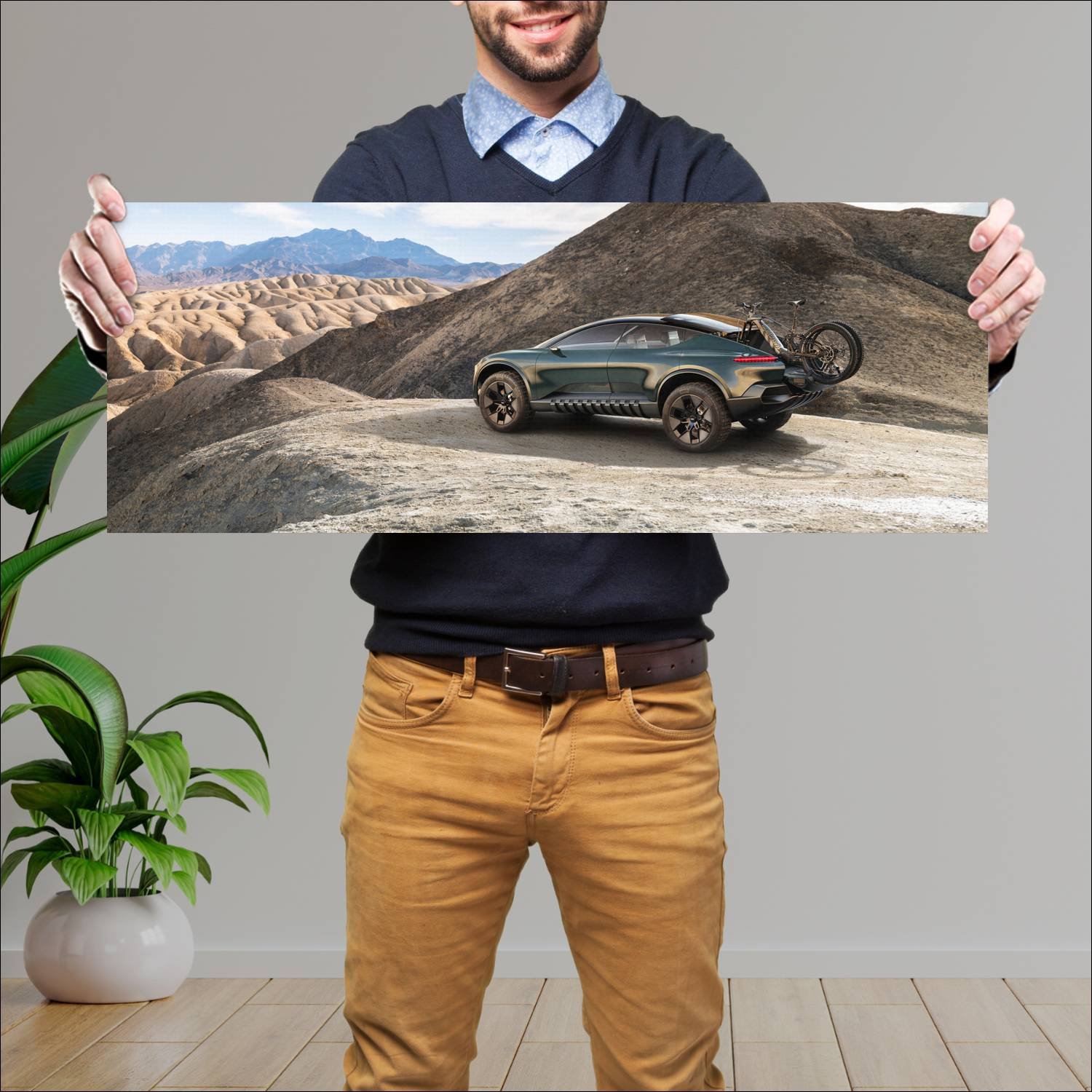 Cuadro grande 30x80cm 2023 Audi Activesphere Concept4 Audi