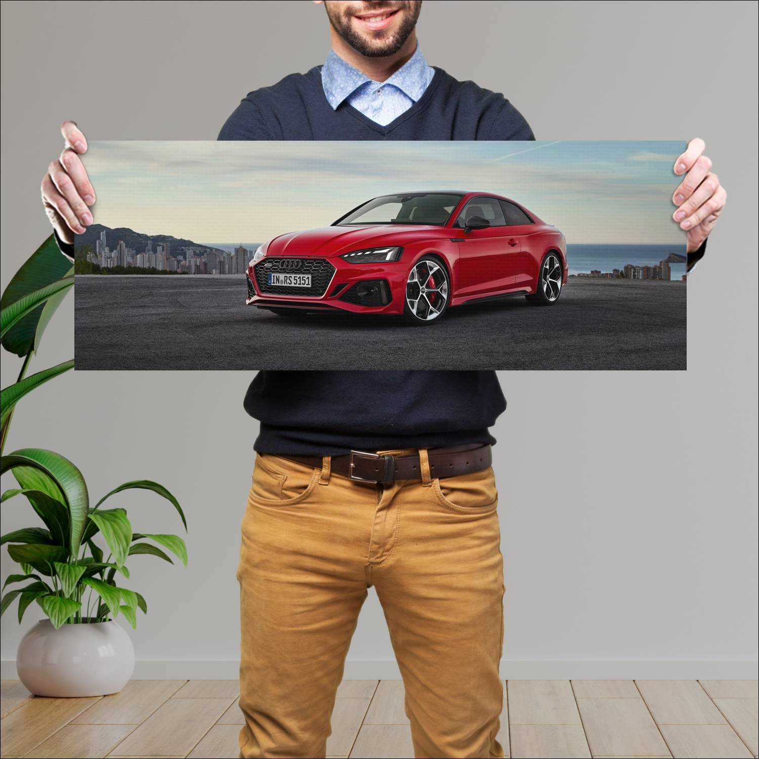 Cuadro grande 30x80cm 2023 Audi RS5 Competition 11 Audi