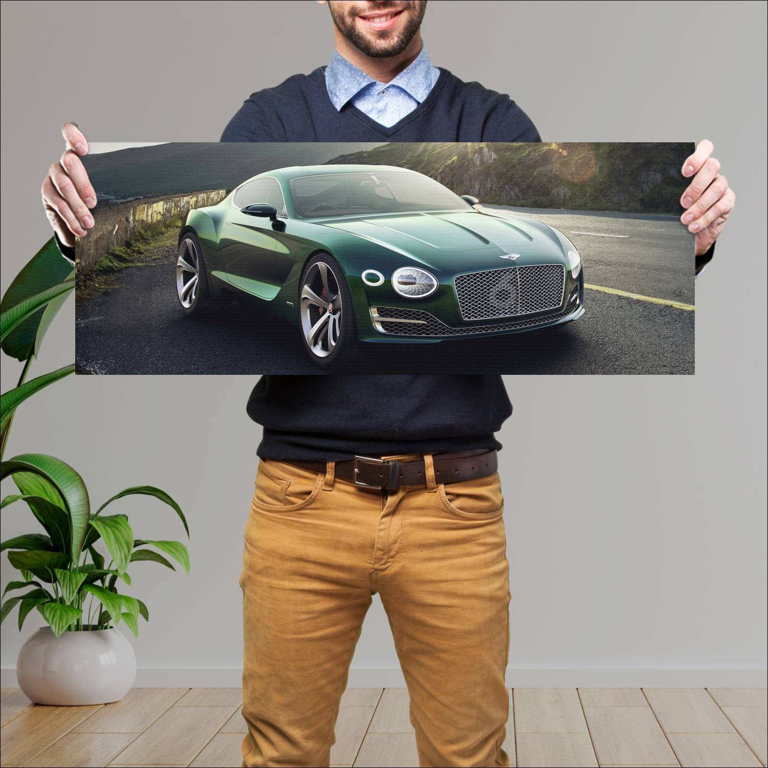 Cuadro grande 30x80cm 2015 bentley exp 10 speed 6 248 Bentley