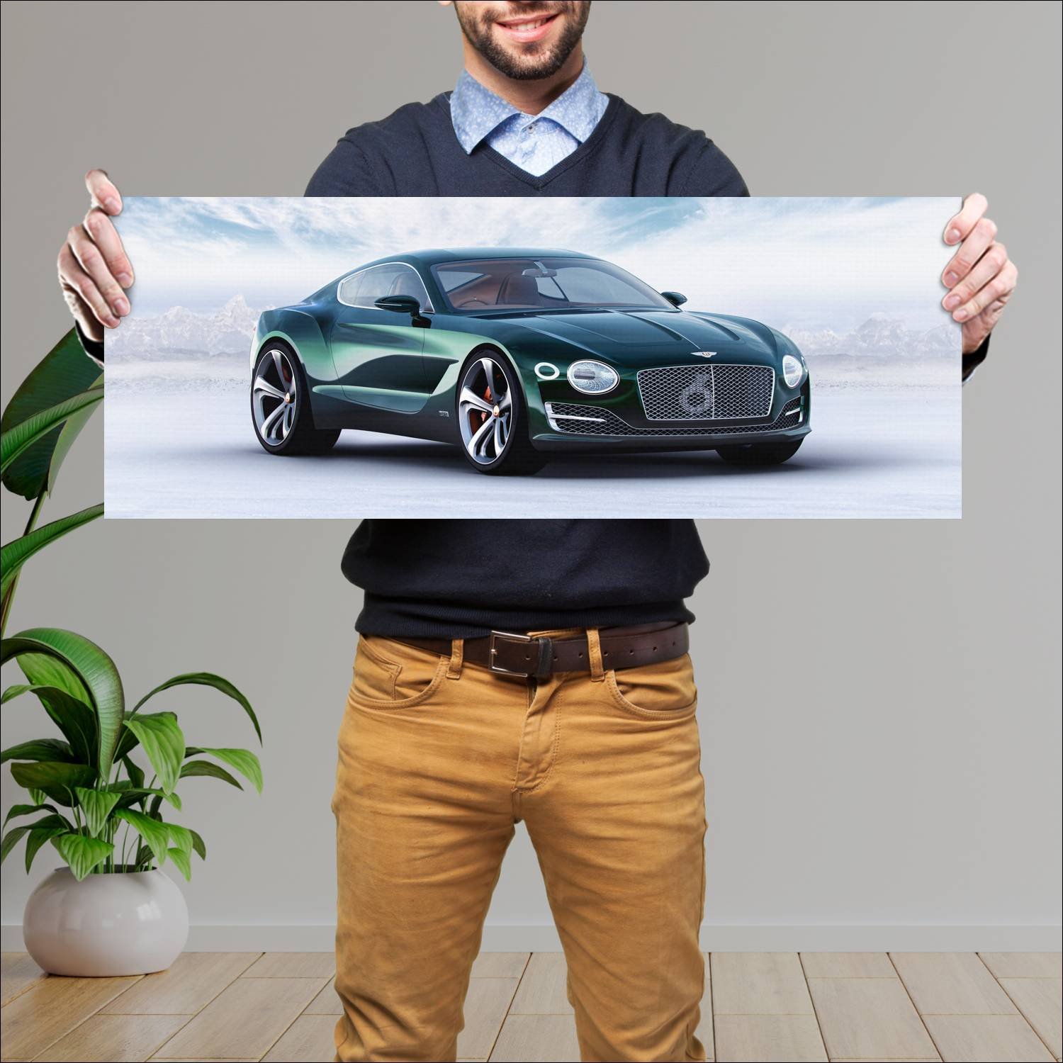 Cuadro grande 30x80cm 2015 bentley exp 10 speed 6 249 Bentley