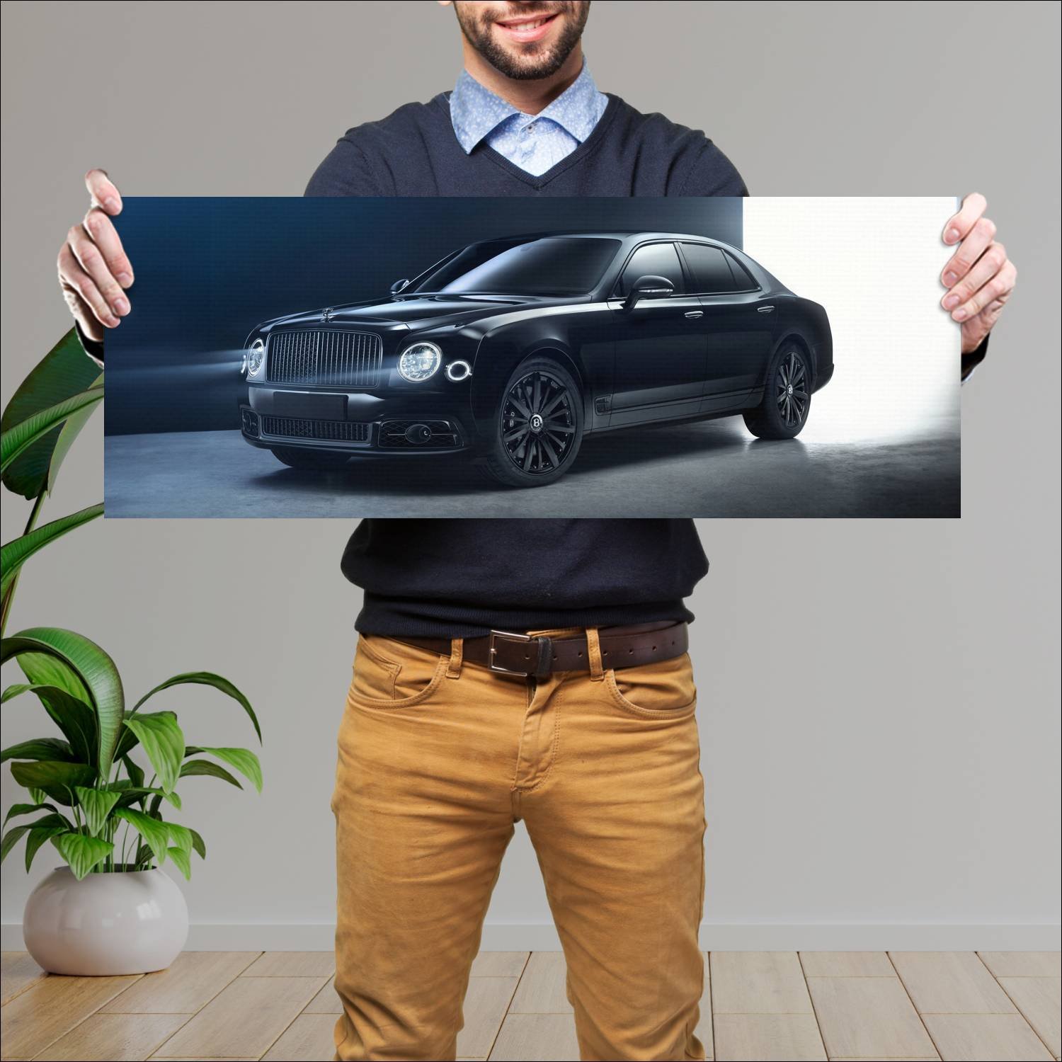 Cuadro grande 30x80cm 2016 bamford x bentley mulli 254 Bentley
