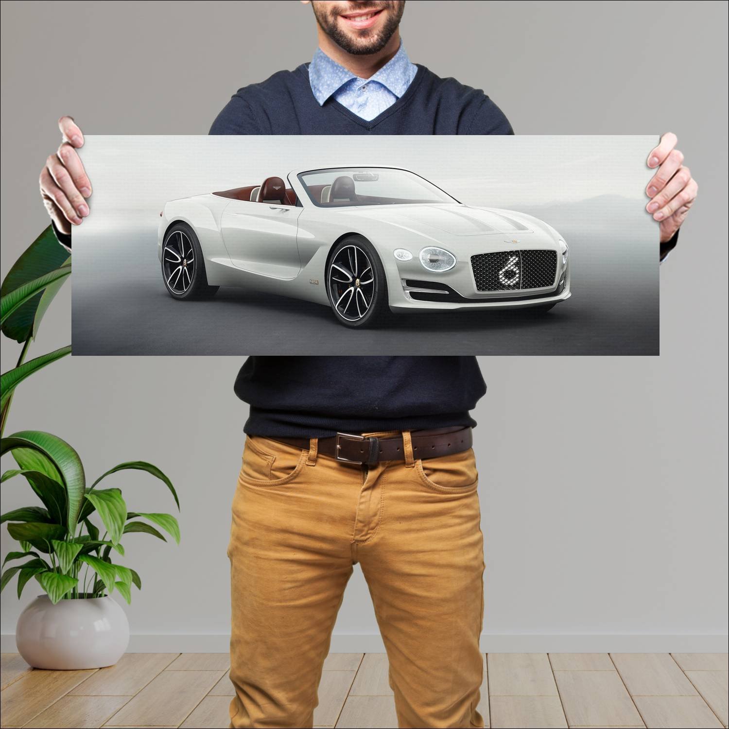 Cuadro grande 30x80cm 2017 bentley exp 12 speed 6e 304 Bentley