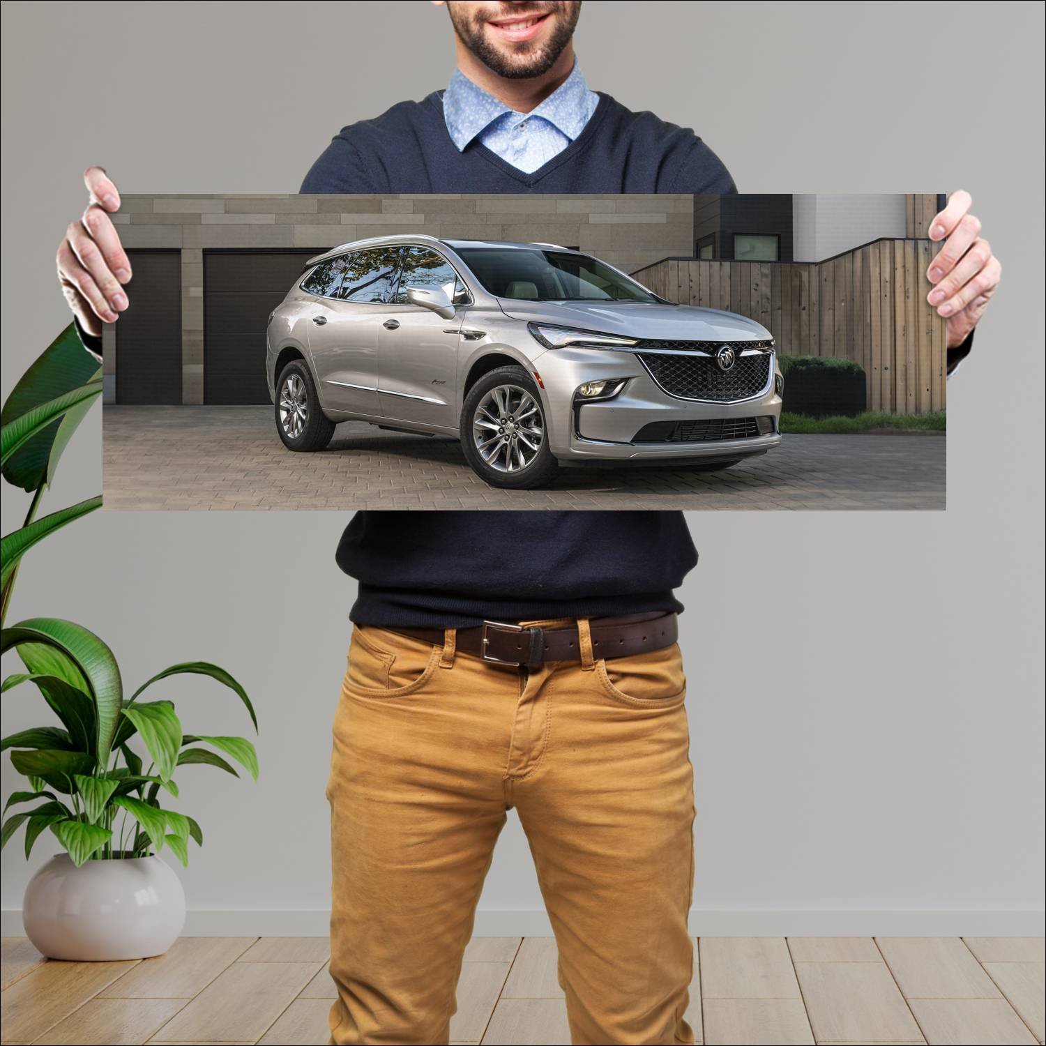 Cuadro grande 30x80cm 2022 buick enclave avenir 10 81 Buik