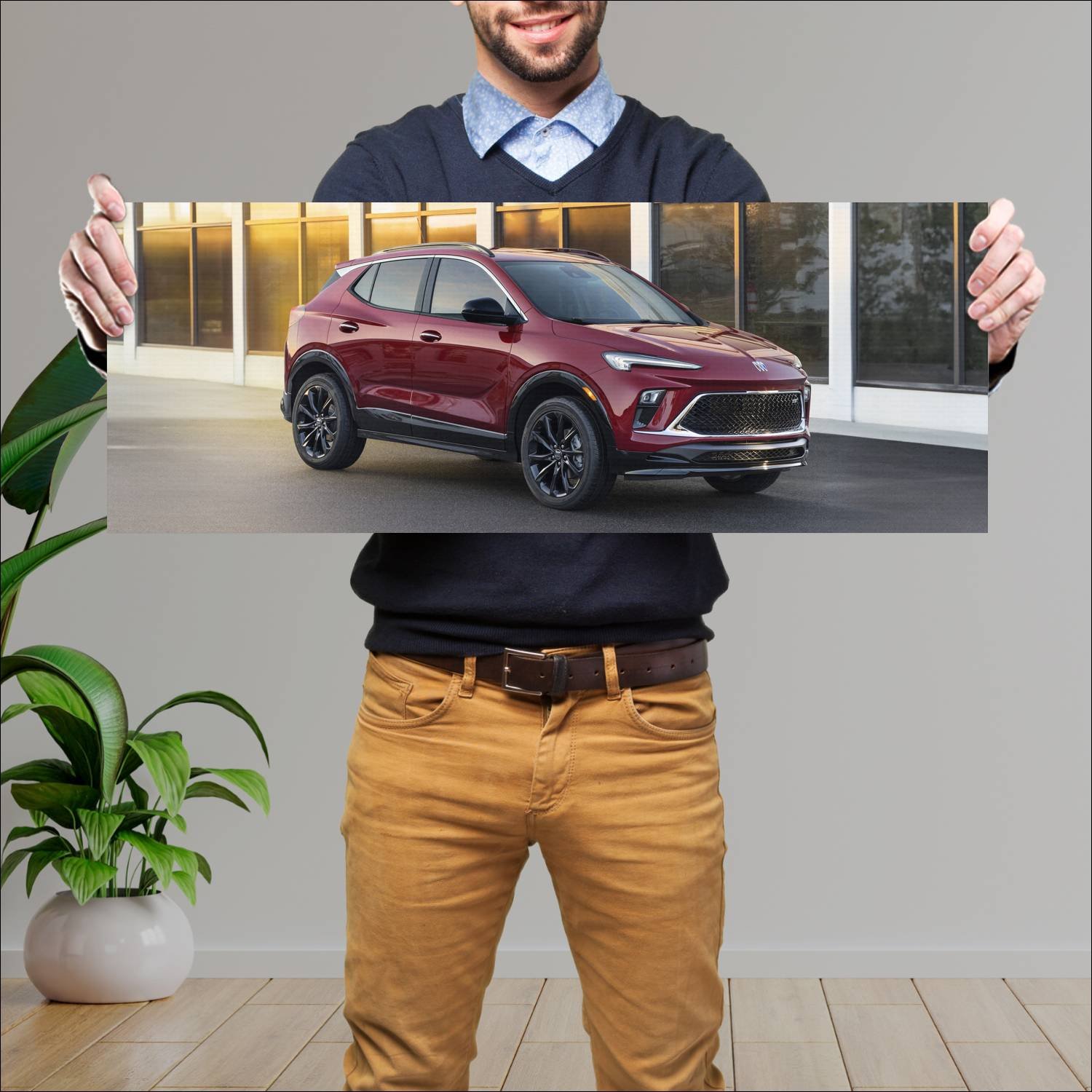 Cuadro grande 30x80cm 2024 buick encore gx sport t 87 Buik