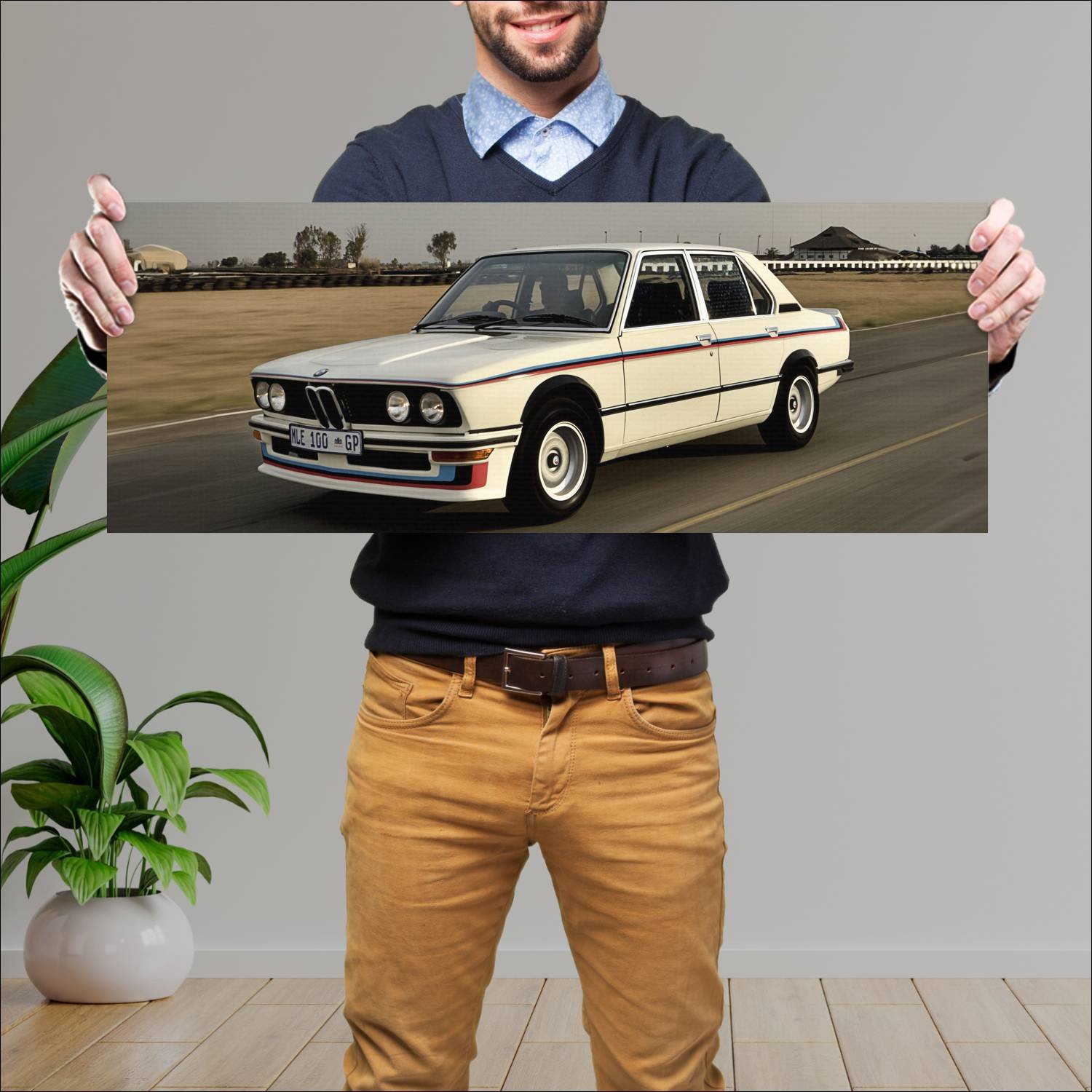 Cuadro grande 30x80cm 1976 bmw 5 series mle za 958 39 Bmw