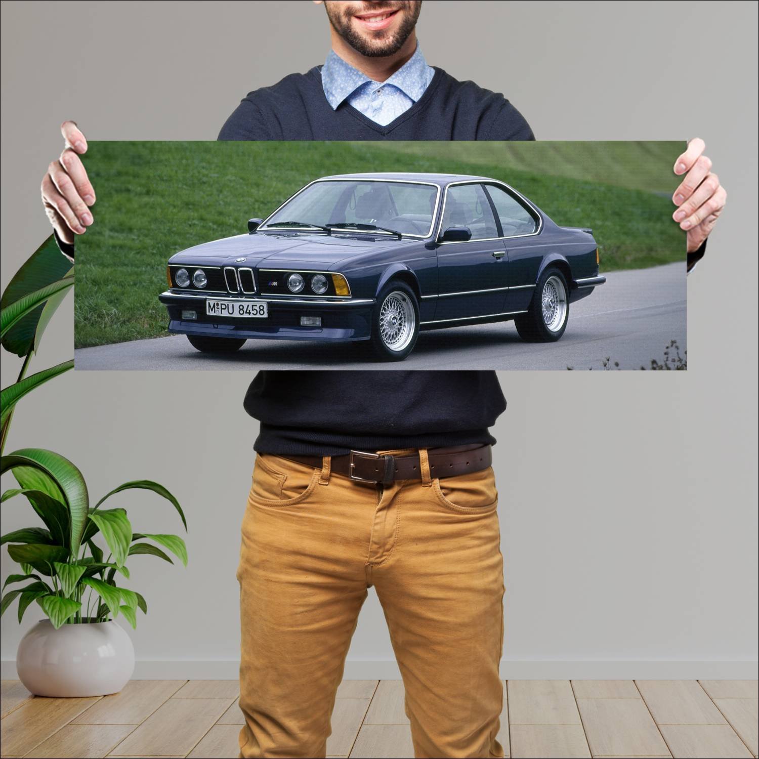 Cuadro grande 30x80cm 1984 bmw m635 csi coupe 8319 79 Bmw
