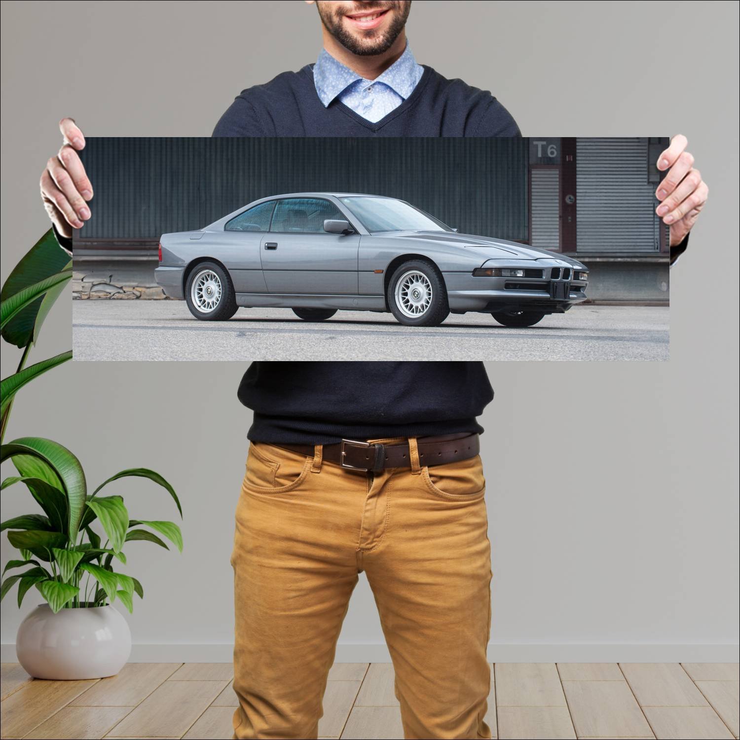 Cuadro grande 30x80cm 1990 bmw 8 series coupe us 8 139 Bmw