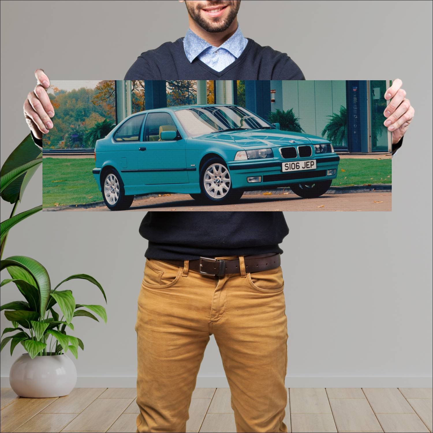 Cuadro grande 30x80cm 1996 bmw 3 series compact uk 182 Bmw