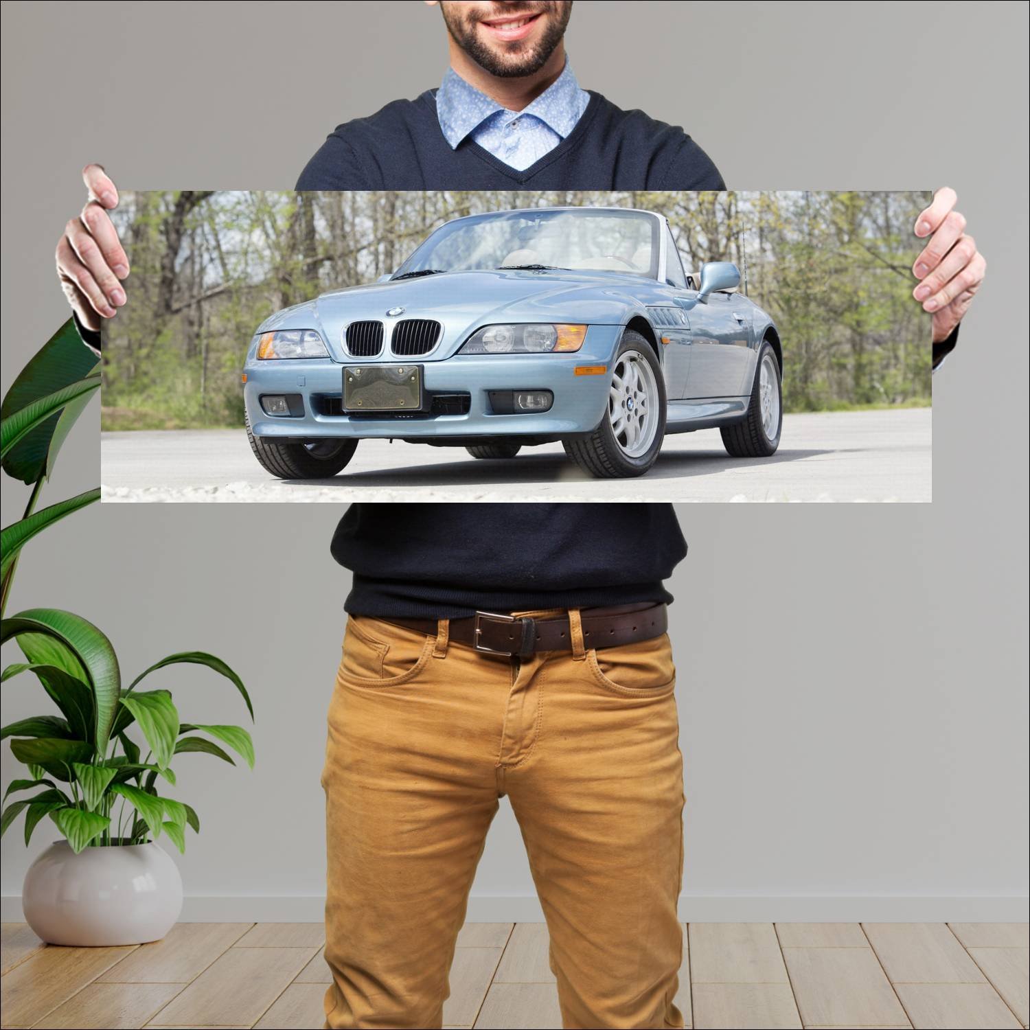 Cuadro grande 30x80cm 1996 bmw z3 james bond editi 189 Bmw
