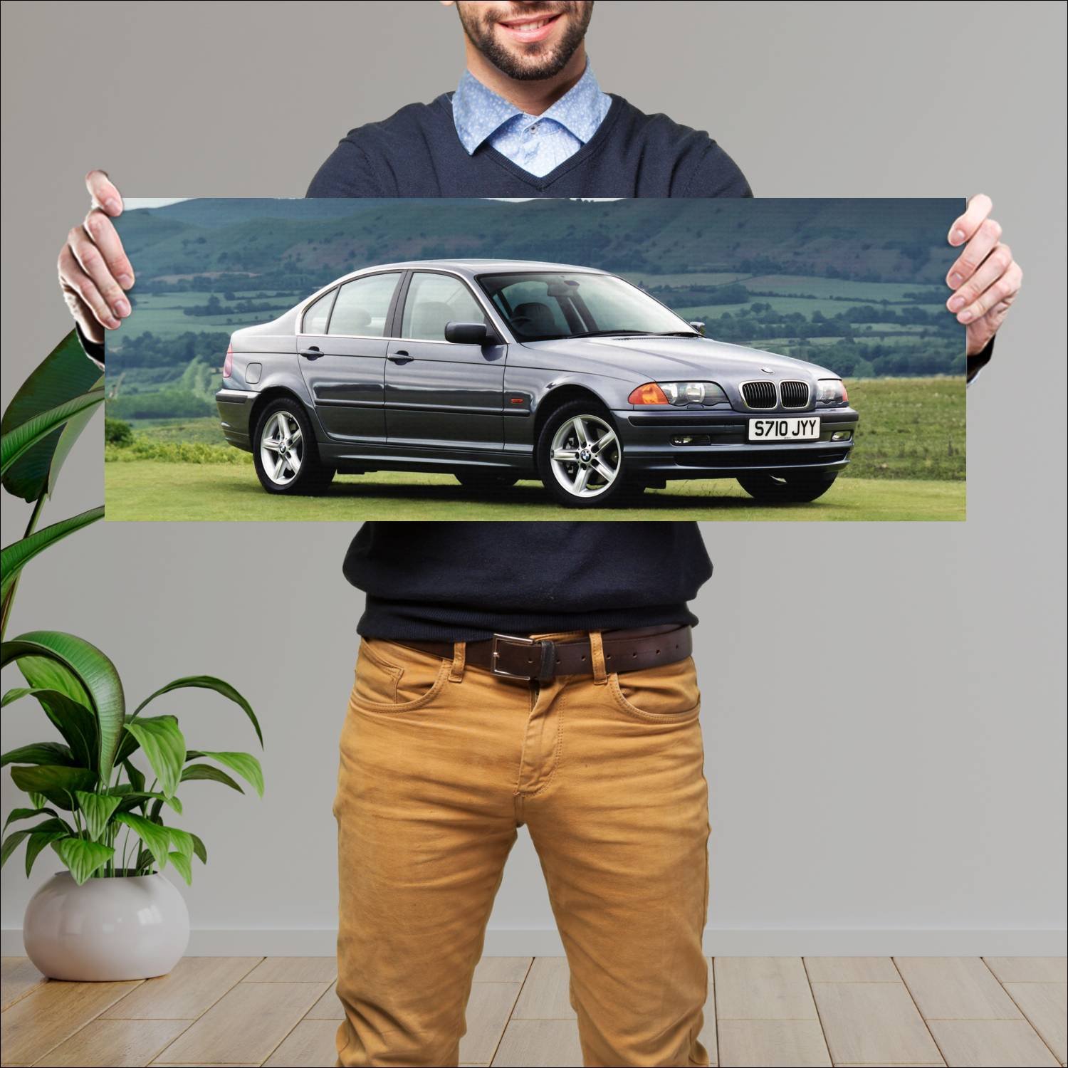 Cuadro grande 30x80cm 1998 bmw 3 series uk auto 195 Bmw