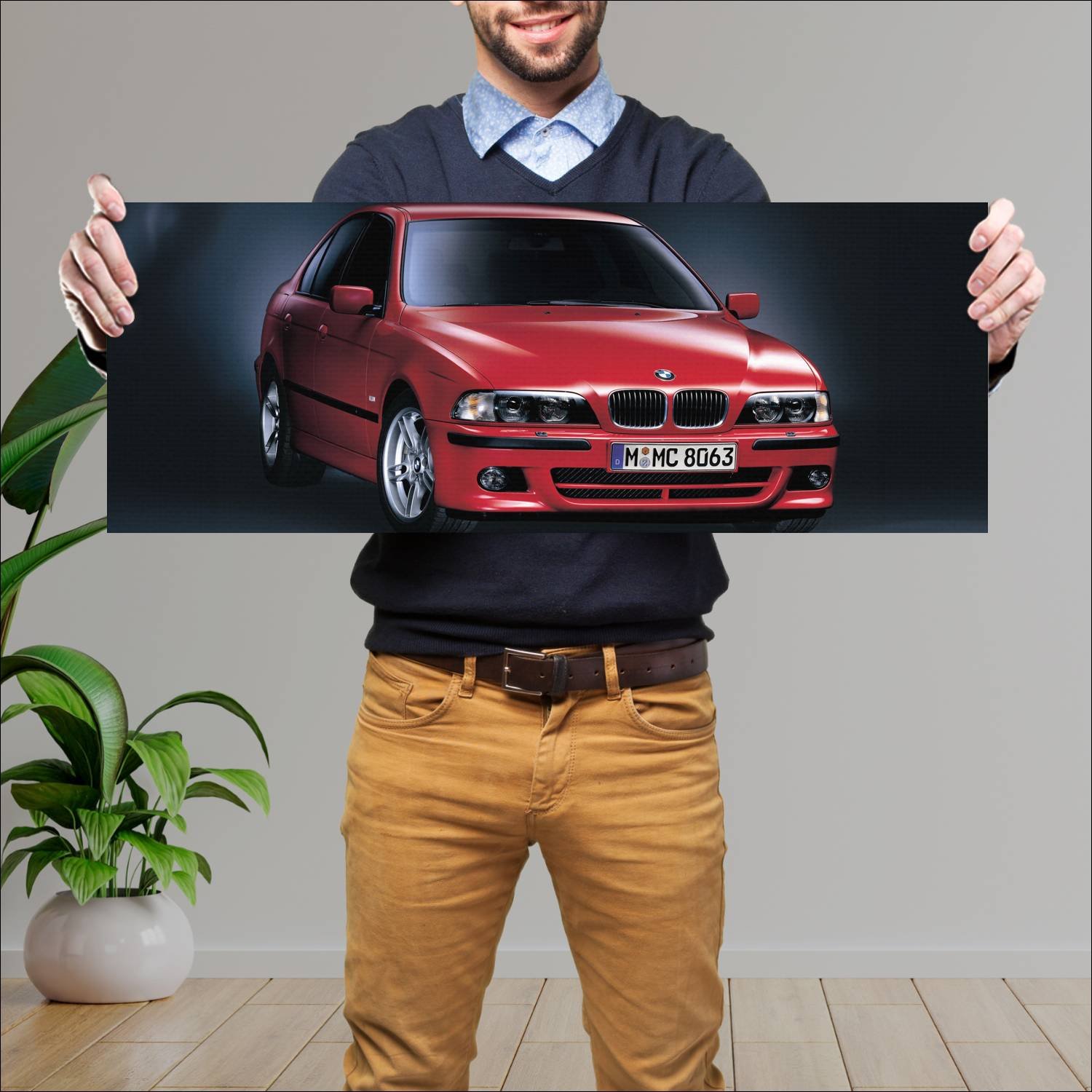 Cuadro grande 30x80cm 1998 bmw 5 series m sport 82 196 Bmw