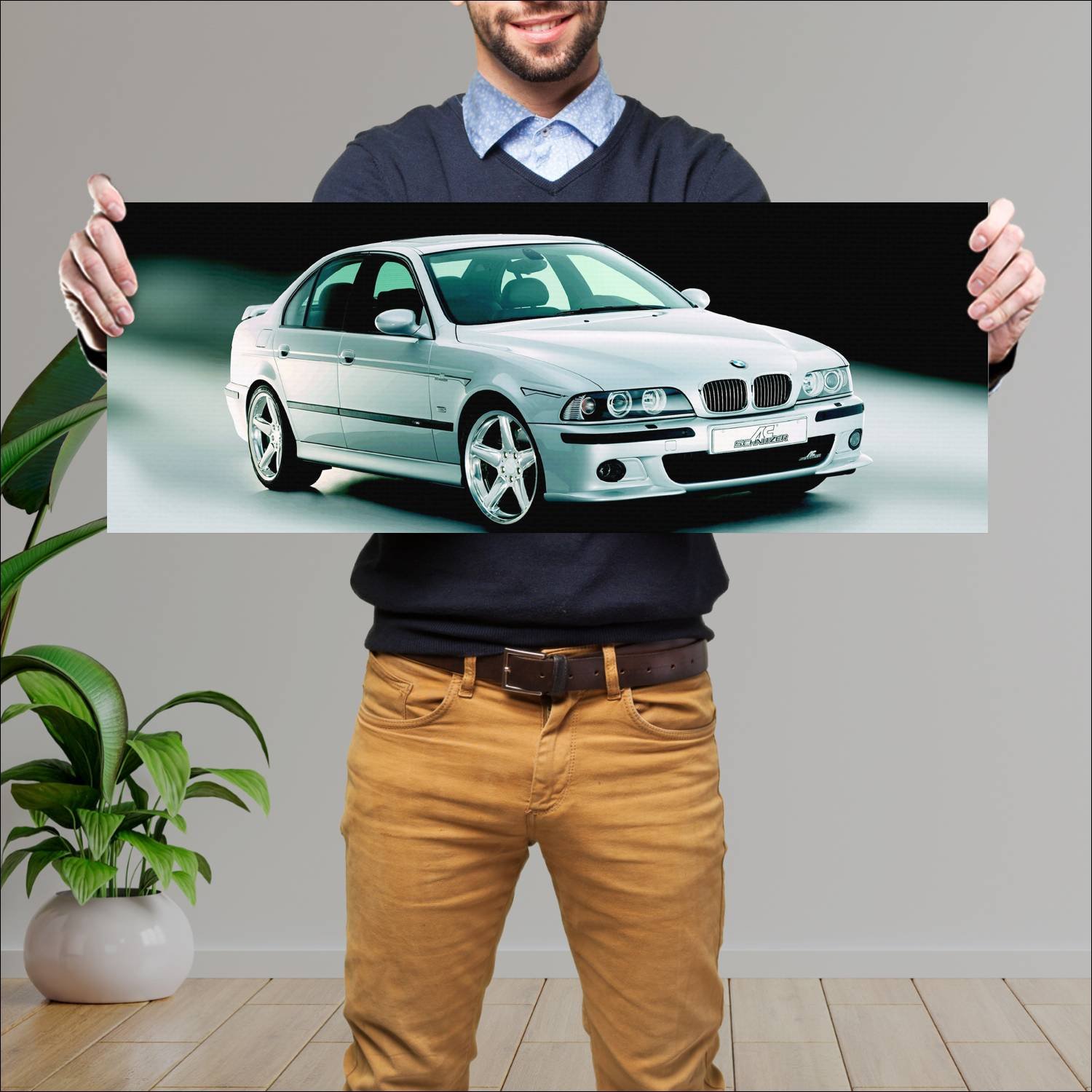Cuadro grande 30x80cm 1999 ac schnitzer acs5 sport 205 Bmw
