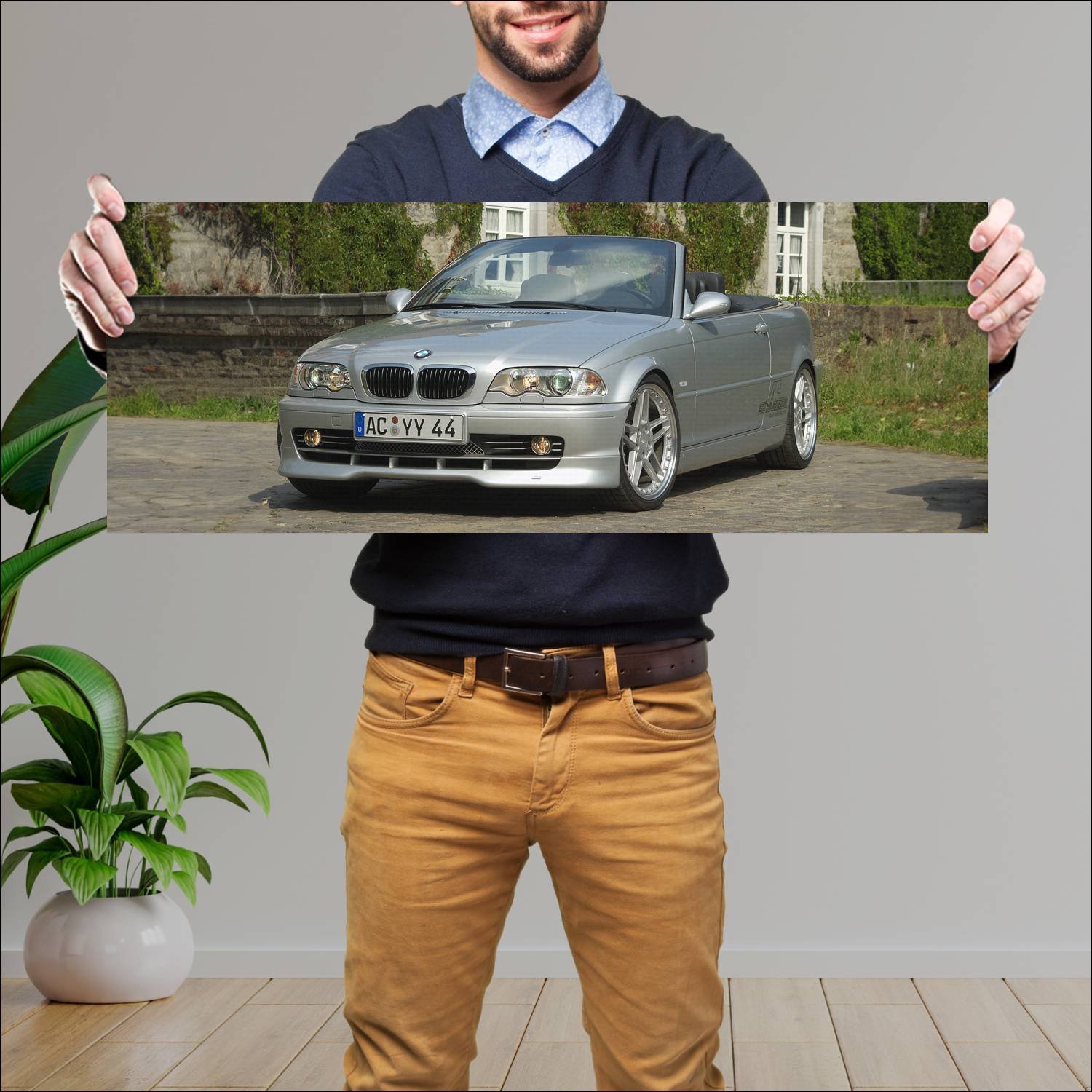 Cuadro grande 30x80cm 2000 ac schnitzer acs3 cabri 216 Bmw