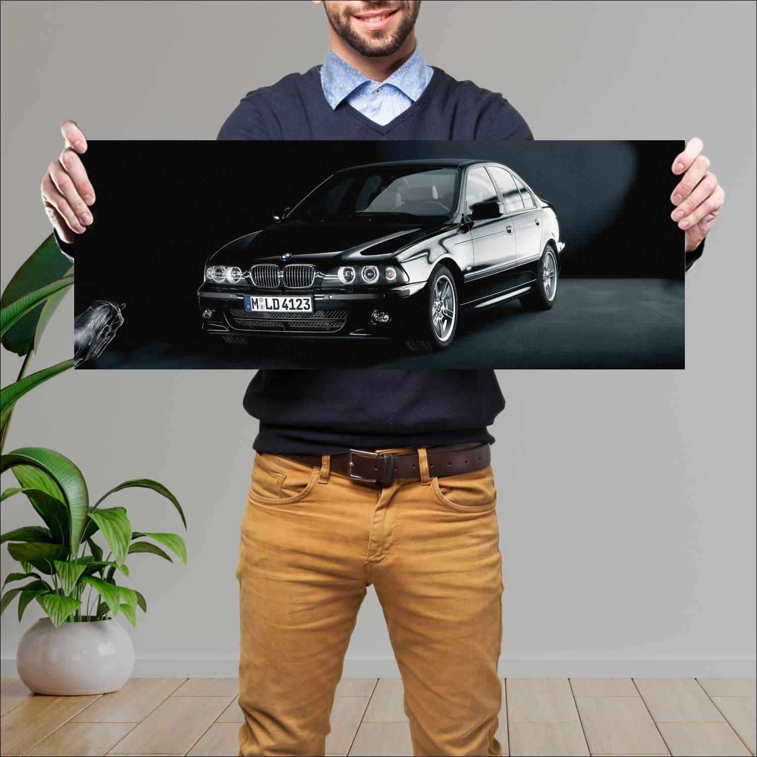 Cuadro grande 30x80cm 2000 bmw 5 series m sport 82 226 Bmw