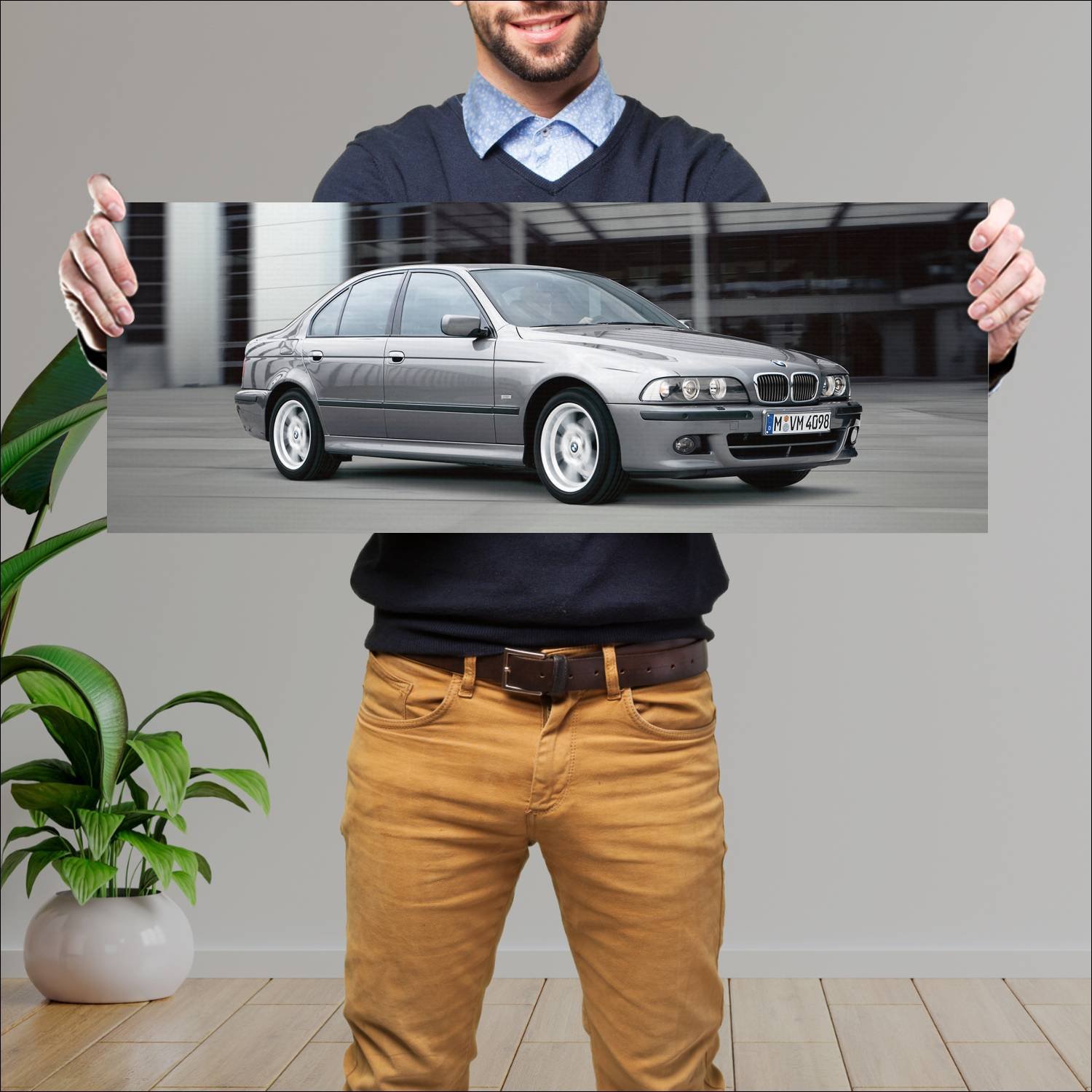 Cuadro grande 30x80cm 2000 bmw 5 series m sport 82 227 Bmw