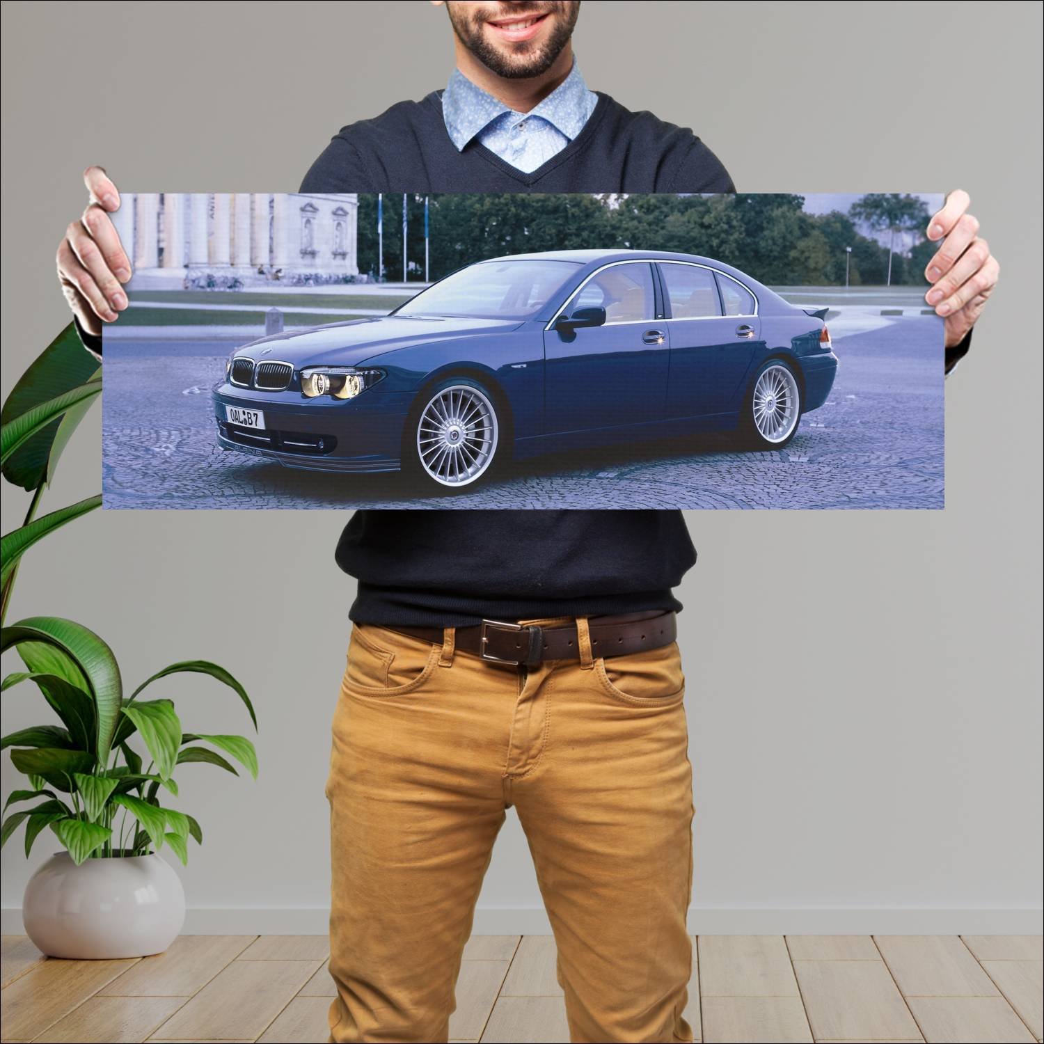 Cuadro grande 30x80cm 2003 alpina b7 auto 320 Bmw